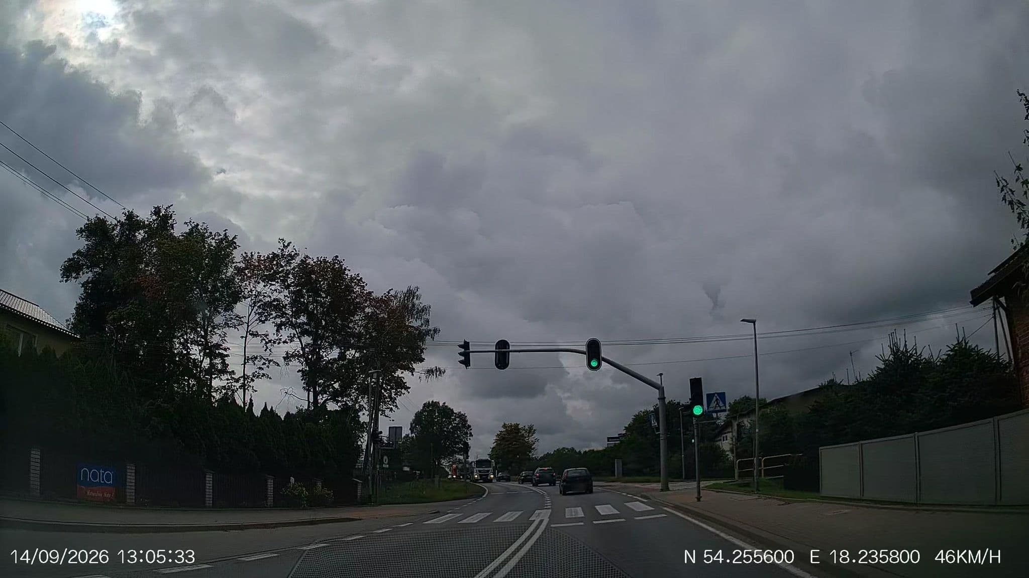 Street view near Majątek Ziemski Borcz. Mielewczyk Krzysztof Somonino, Somonino — © Driven2574 (CC BY-SA · Mapillary)