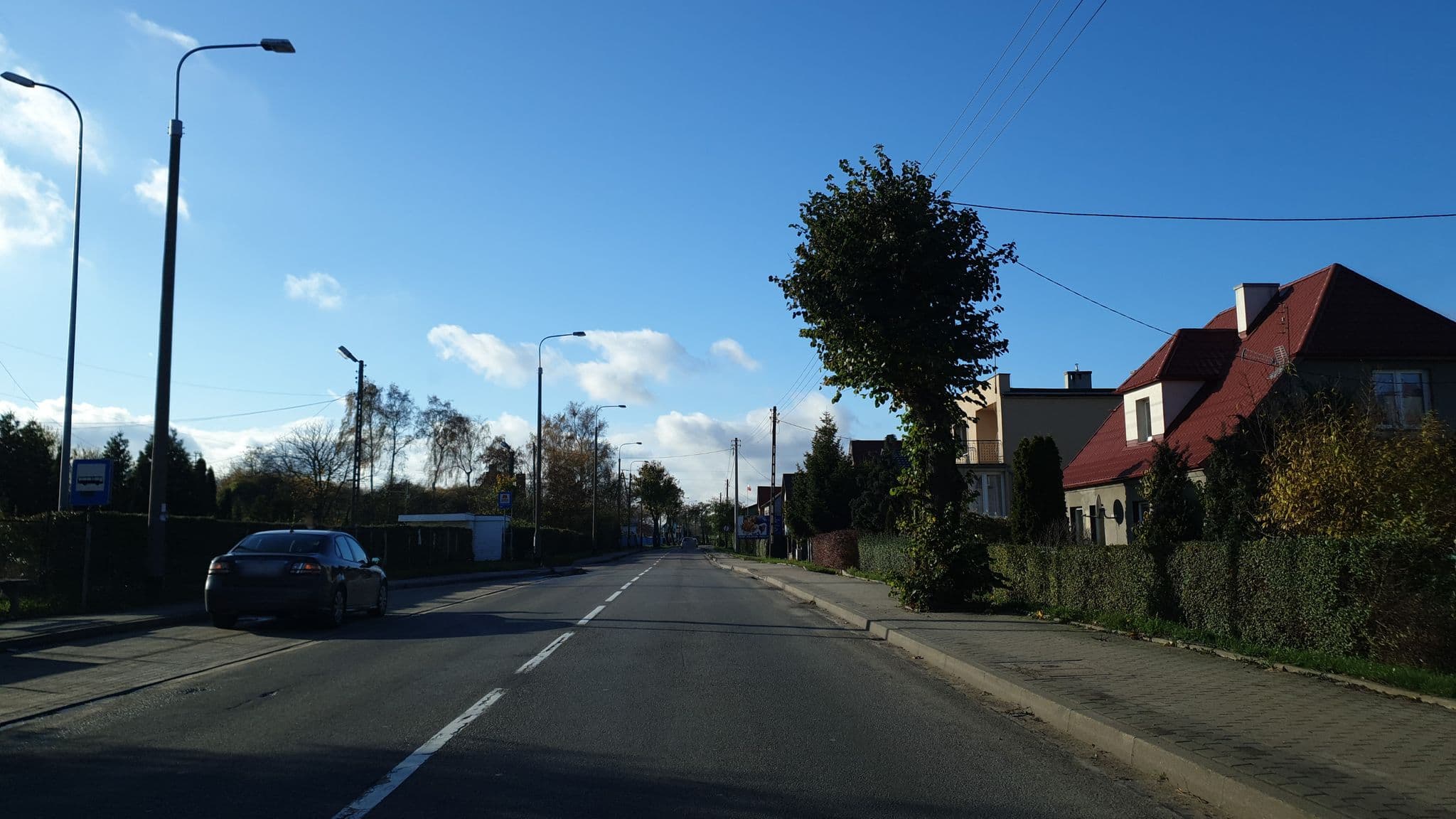 Street view near Połubok Józef. Wynajem Pokoi, Puck — © krz (CC BY-SA · Mapillary)
