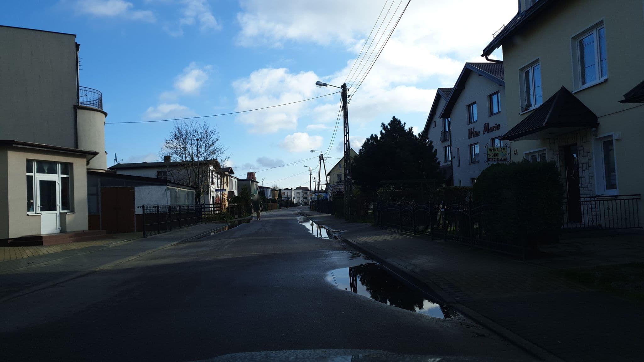 Street view near Willa Maria, Jastrzębia Góra — © krz (CC BY-SA · Mapillary)
