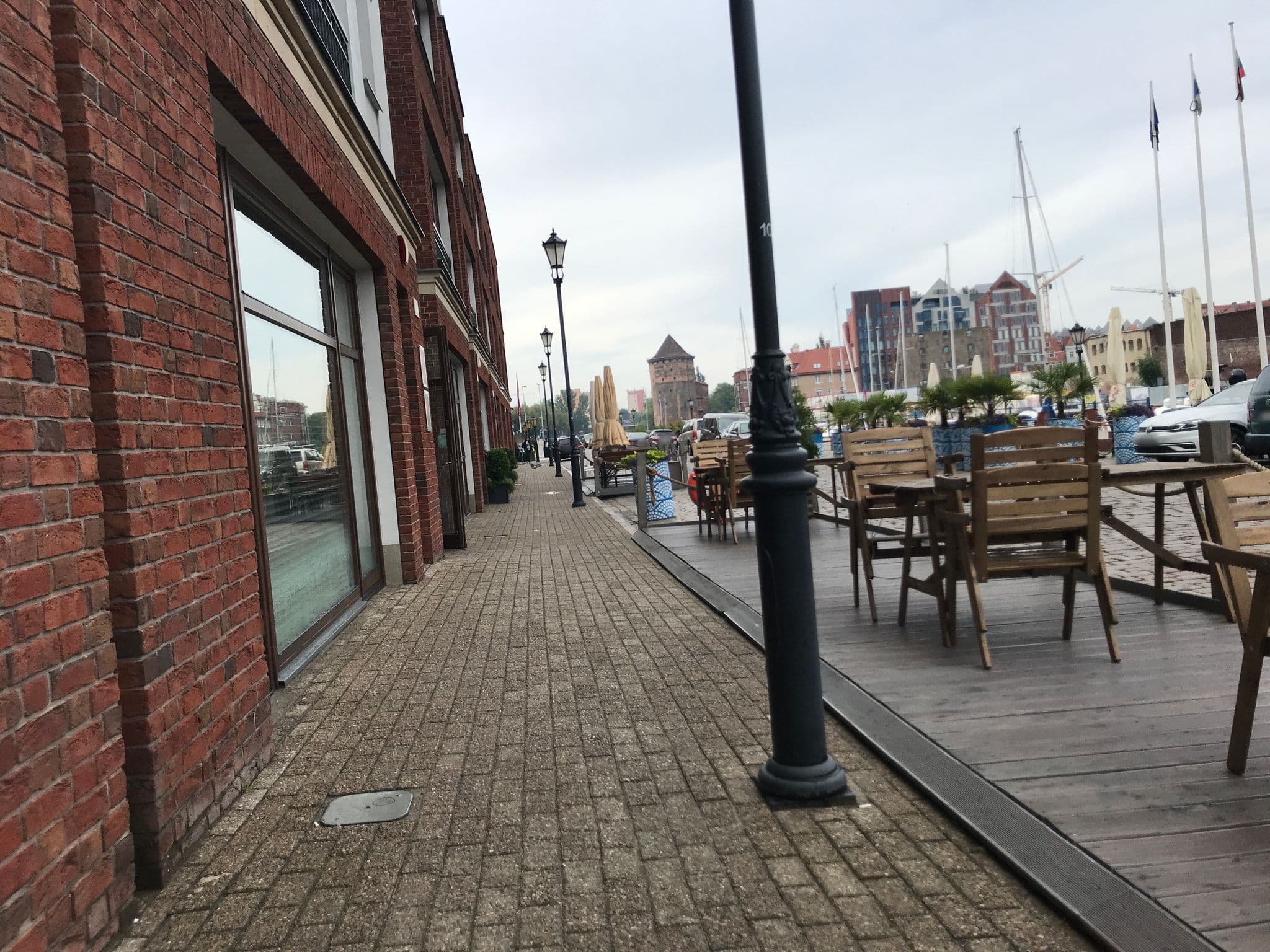 Street view near Luxury Apartments Szafarnia, Gdańsk — © miguel_andrade (CC BY-SA · Mapillary)