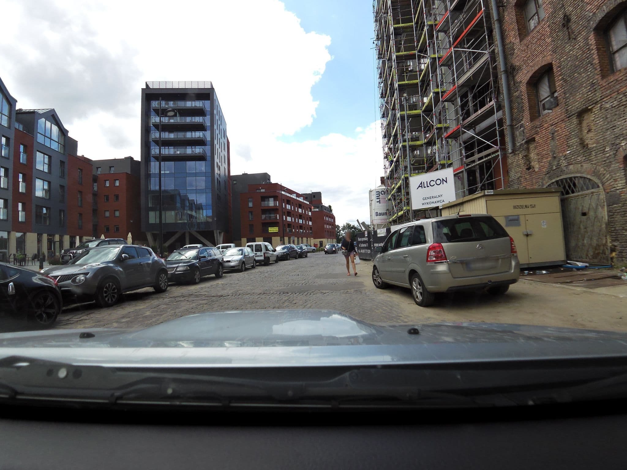 Street view near Grand Apartments - Apartments Waterlane Island, Gdańsk — © aleksasfi (CC BY-SA · Mapillary)