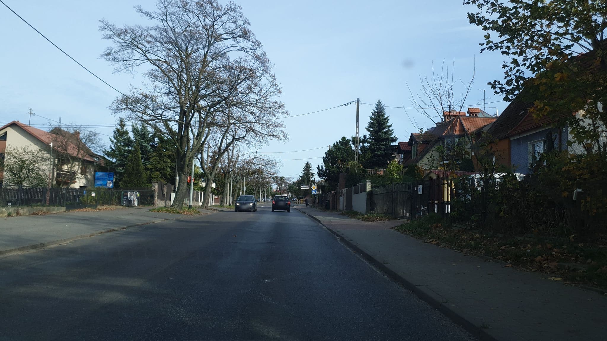 Street view near Pokoje Gościnne Ilona, Suchanino — © krz (CC BY-SA · Mapillary)