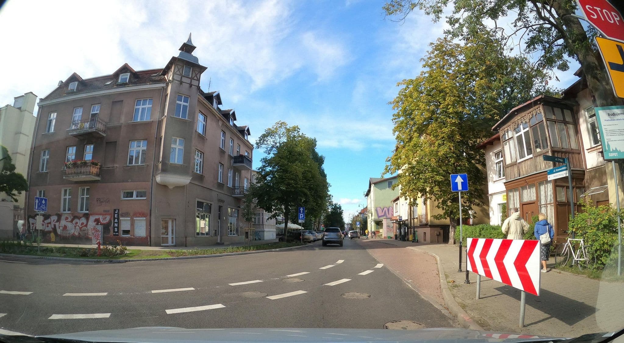 Street view near Lion Apartments - NEMO Deluxe, Sopot — © masterofnoroad (CC BY-SA · Mapillary)