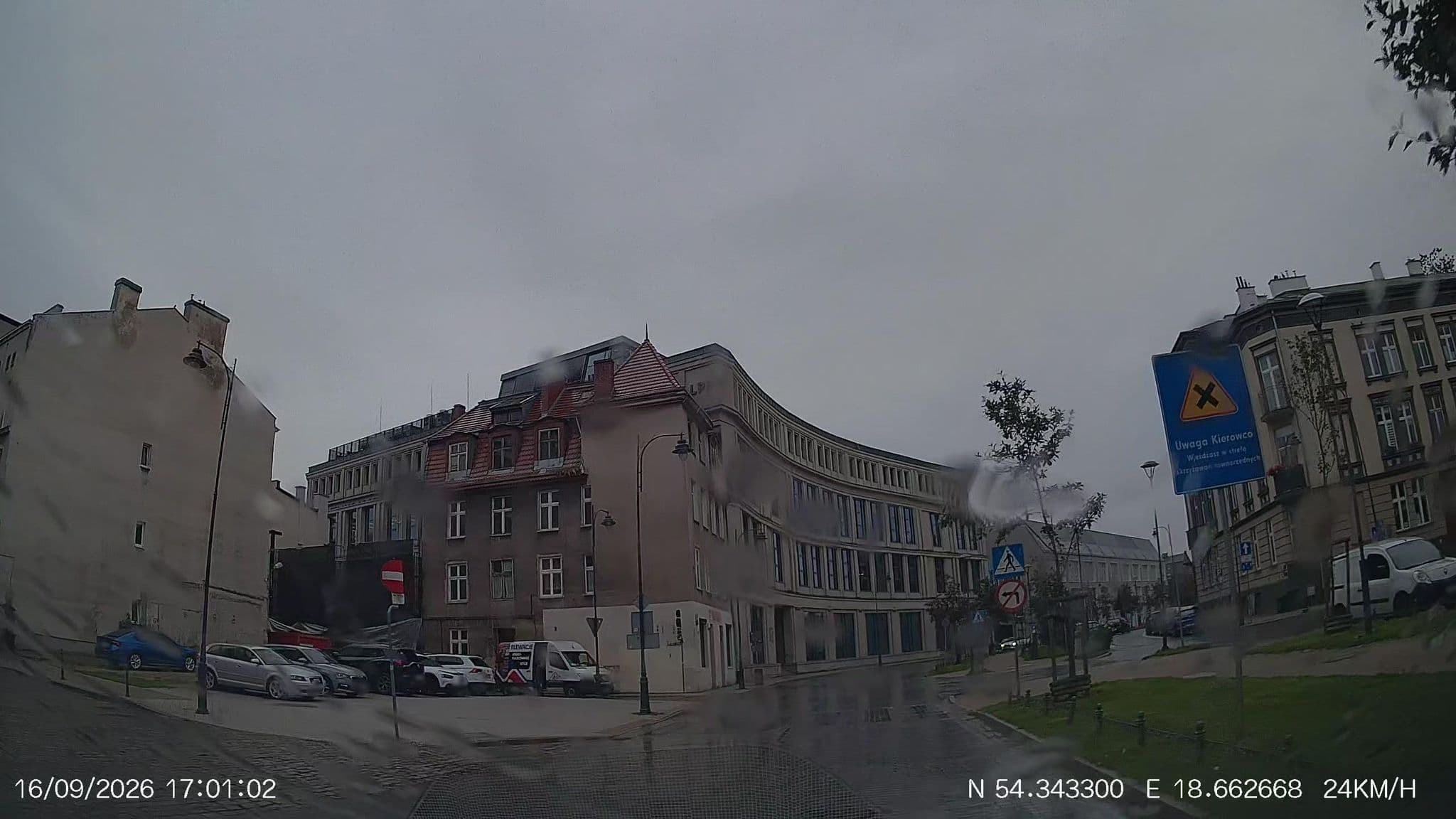 Street view near Slowgate Hostel, Olszynka — © Driven2574 (CC BY-SA · Mapillary)