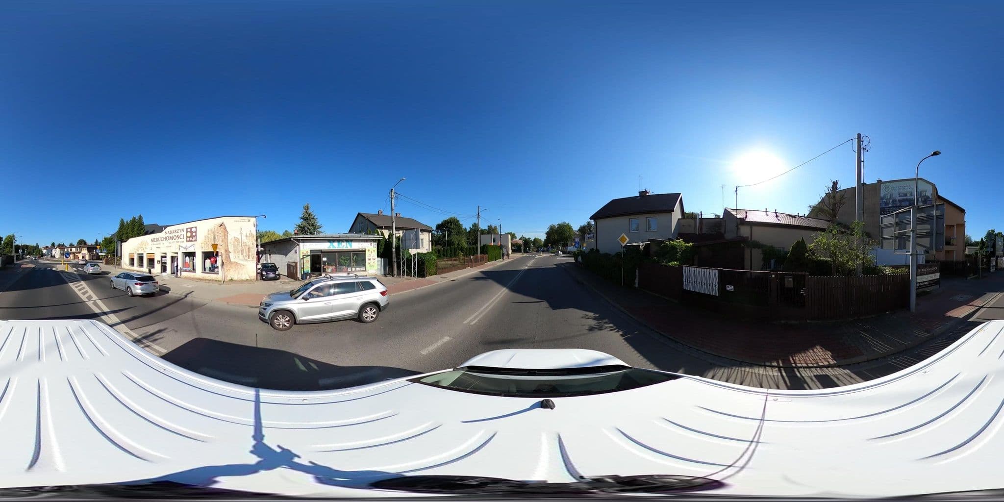Street view near George hotel, Nadarzyn — © inwazjamb (CC BY-SA · Mapillary)