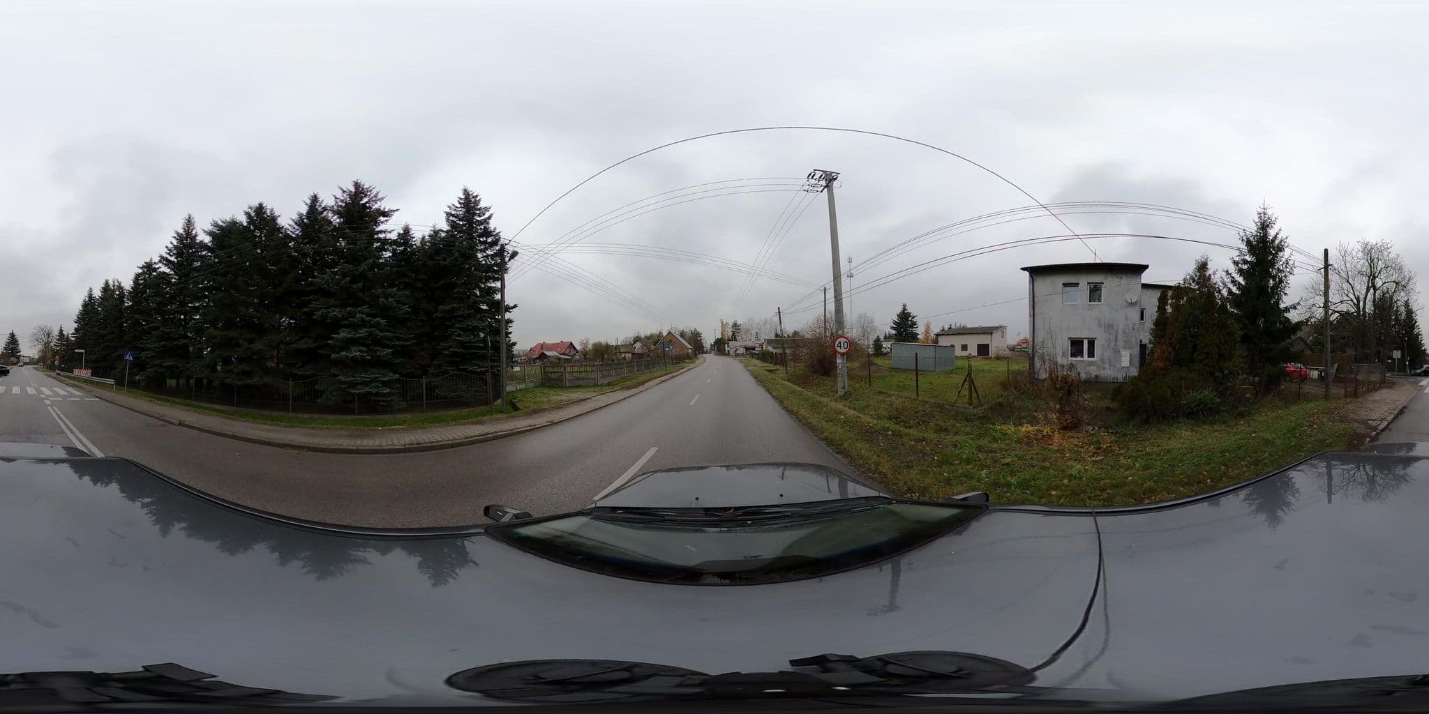 Street view near "Sokół" S.C. Ośrodek Konferencyjno-Rekreacyjny, Nadarzyn — © inwazjamb (CC BY-SA · Mapillary)