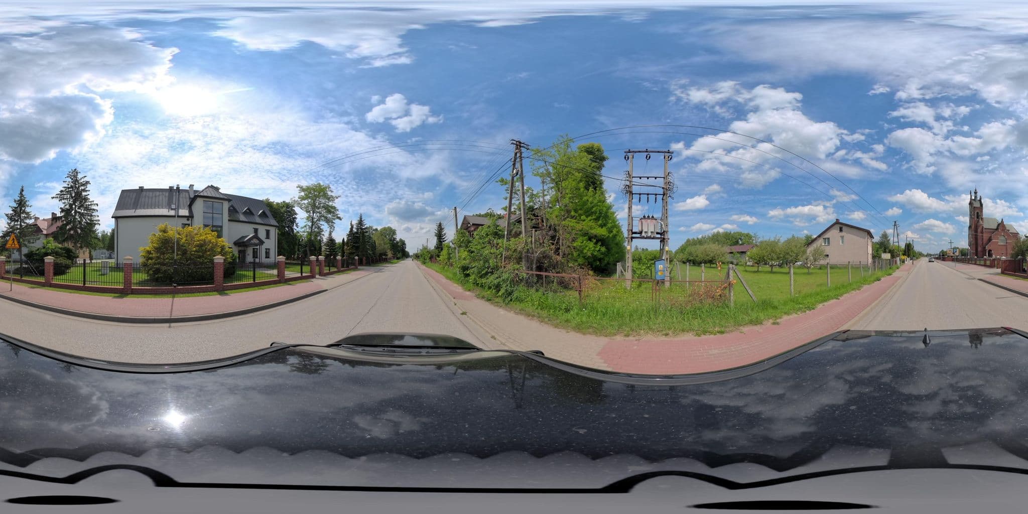 Street view near Ośrodek Rekolekcyjno Wypoczynkowy, Skierniewice — © GSV954 (CC BY-SA · Mapillary)