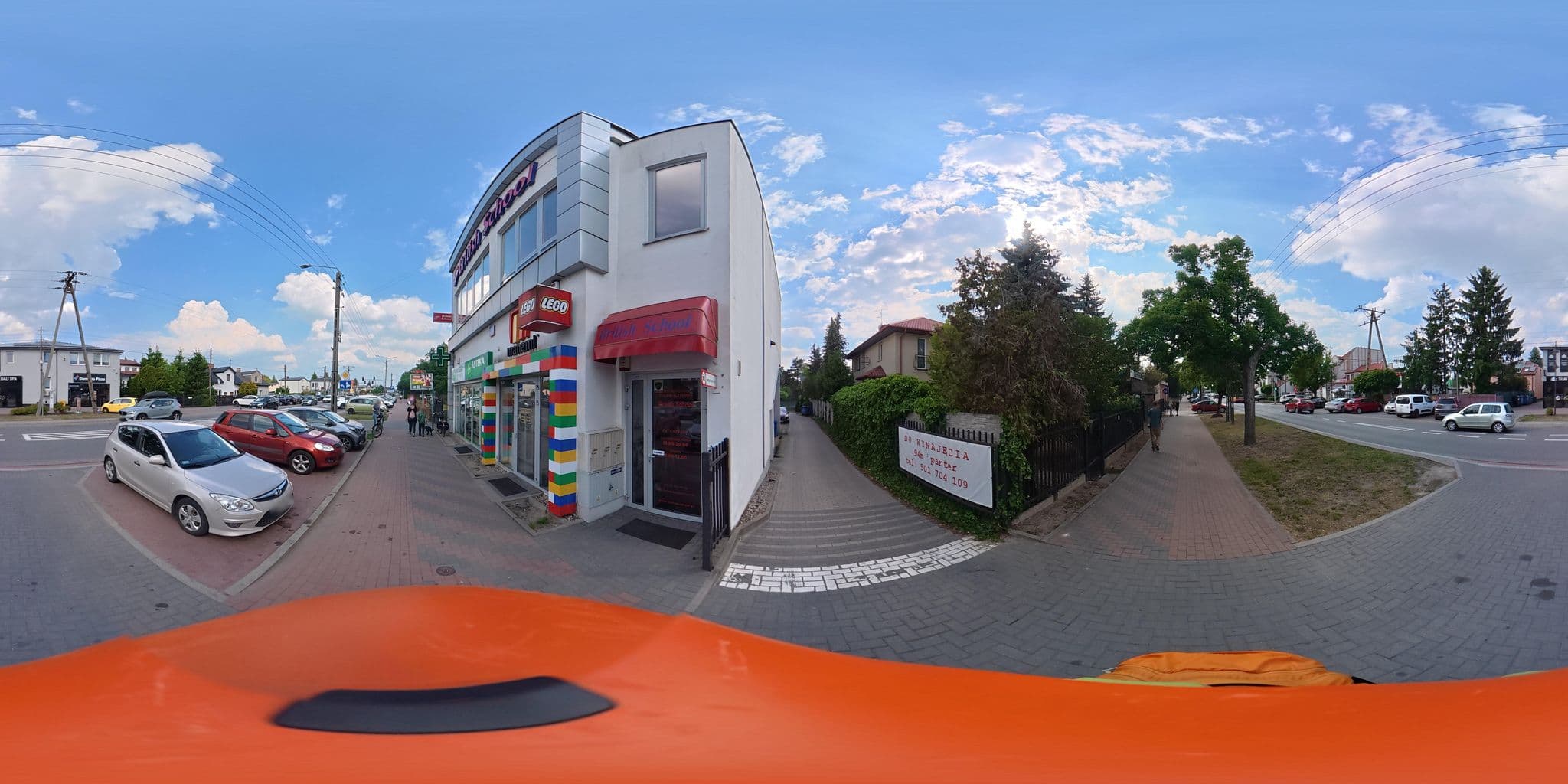 Street view near Pokoje Goscinne, Łomianki — © awizonosz (CC BY-SA · Mapillary)
