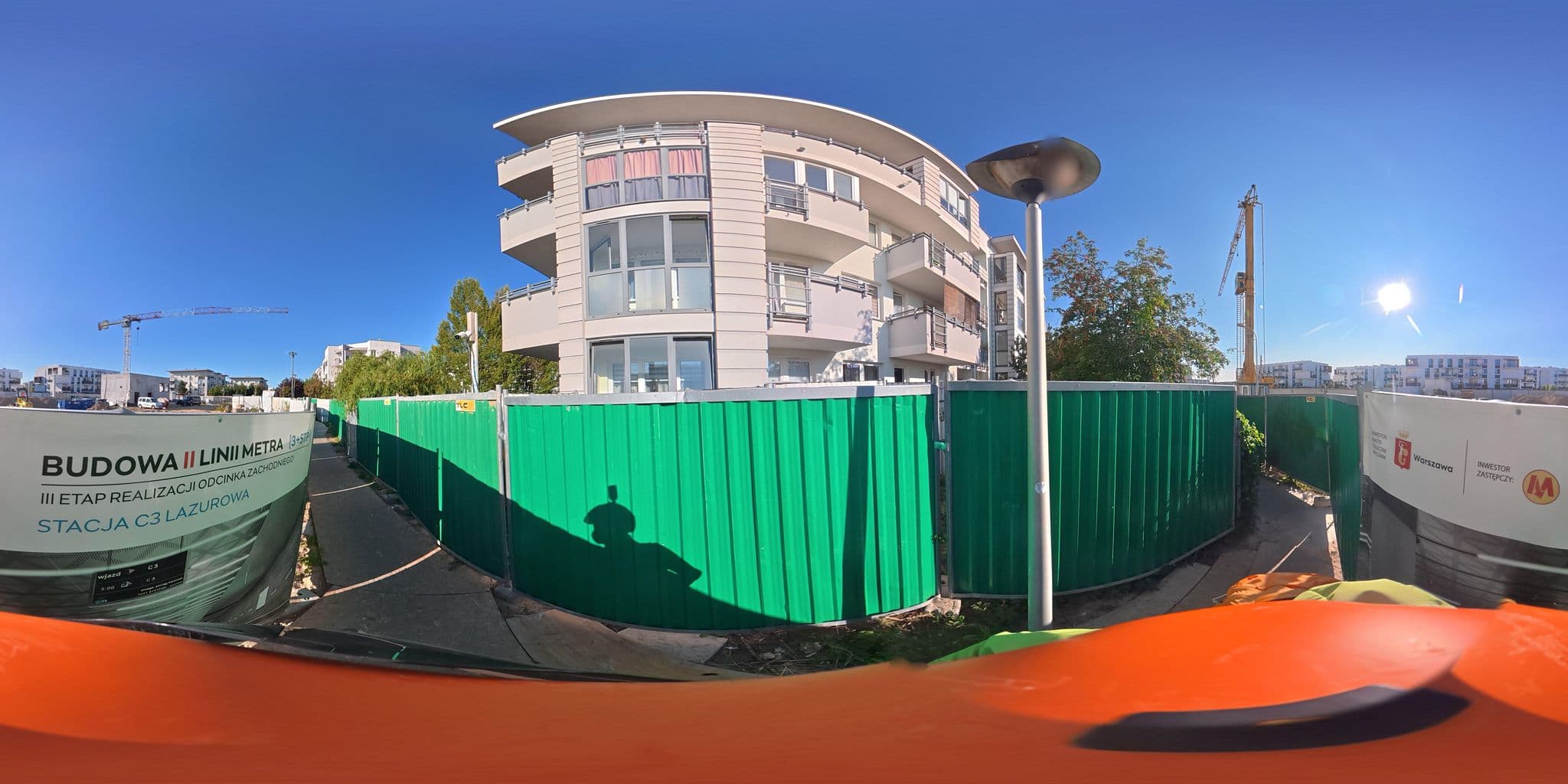 Street view near Inter Apartments Iwona Walencik, Bemowo — © awizonosz (CC BY-SA · Mapillary)