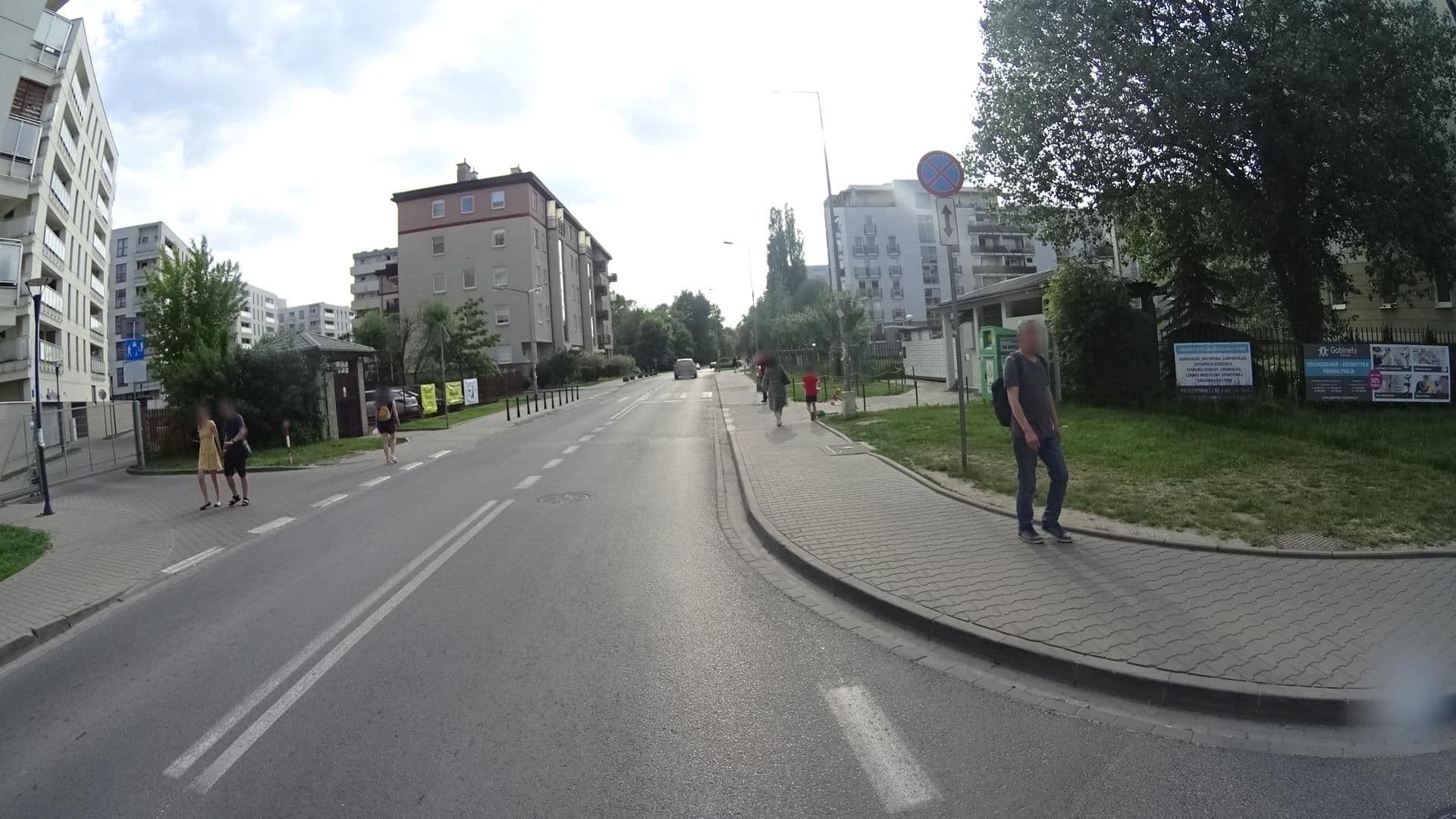 Street view near Karolina Kosak, Bemowo — © awizonosz (CC BY-SA · Mapillary)