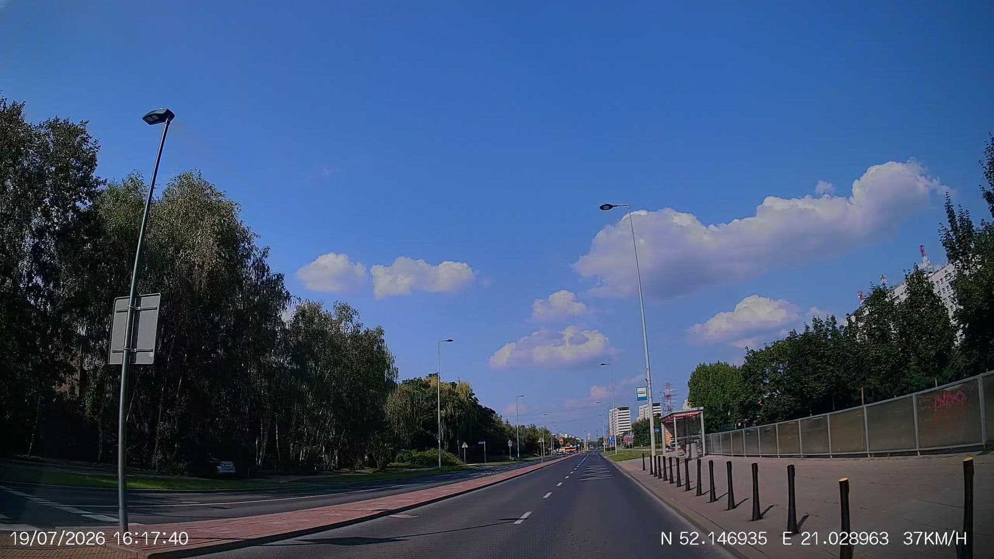 Street view near Hotel Ursynów, Ursynów — © Driven2574 (CC BY-SA · Mapillary)