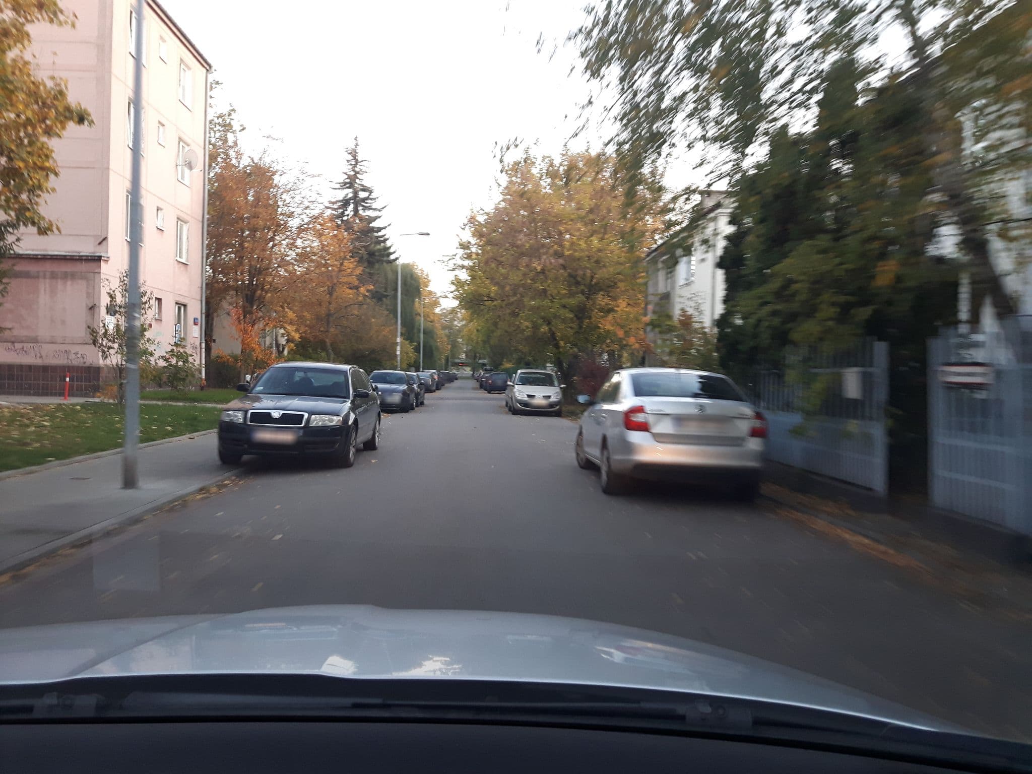 Street view near Wierzbno Hostel, Mokotów — © andpol_2288 (CC BY-SA · Mapillary)