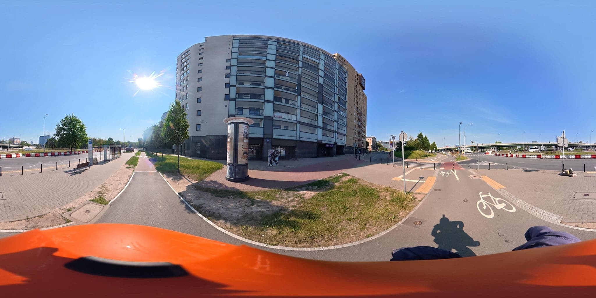 Street view near Apartments Sunrise, Ochota — © awizonosz (CC BY-SA · Mapillary)