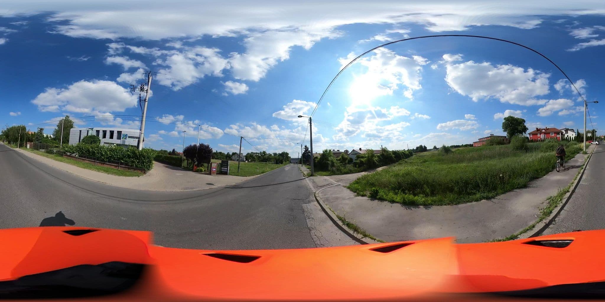 Street view near Hotel Karter, Kolonia Opacz — © inwazjamb (CC BY-SA · Mapillary)