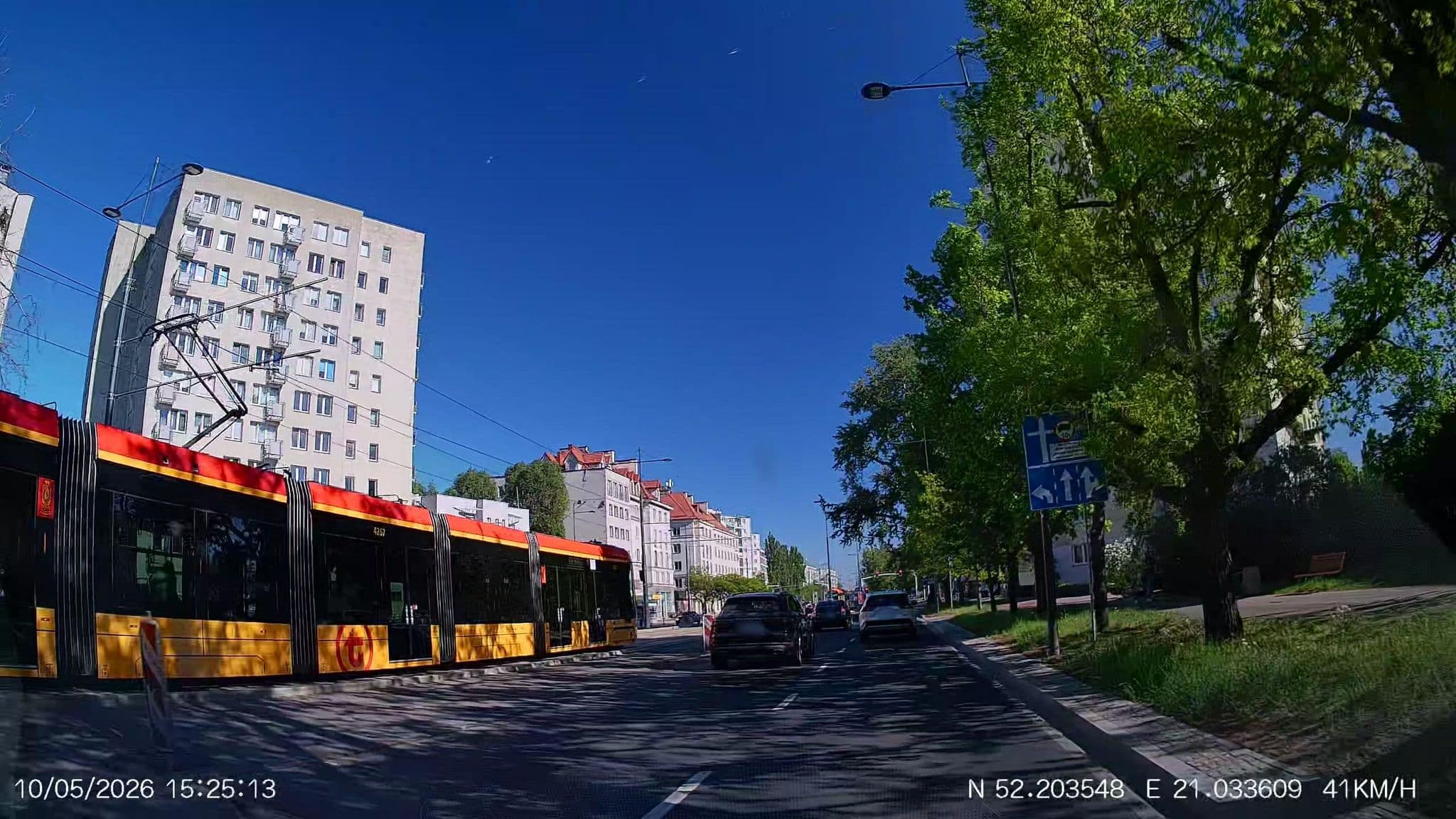 Street view near Neuracor Sp. z o.o., Mokotów — © Driven2574 (CC BY-SA · Mapillary)