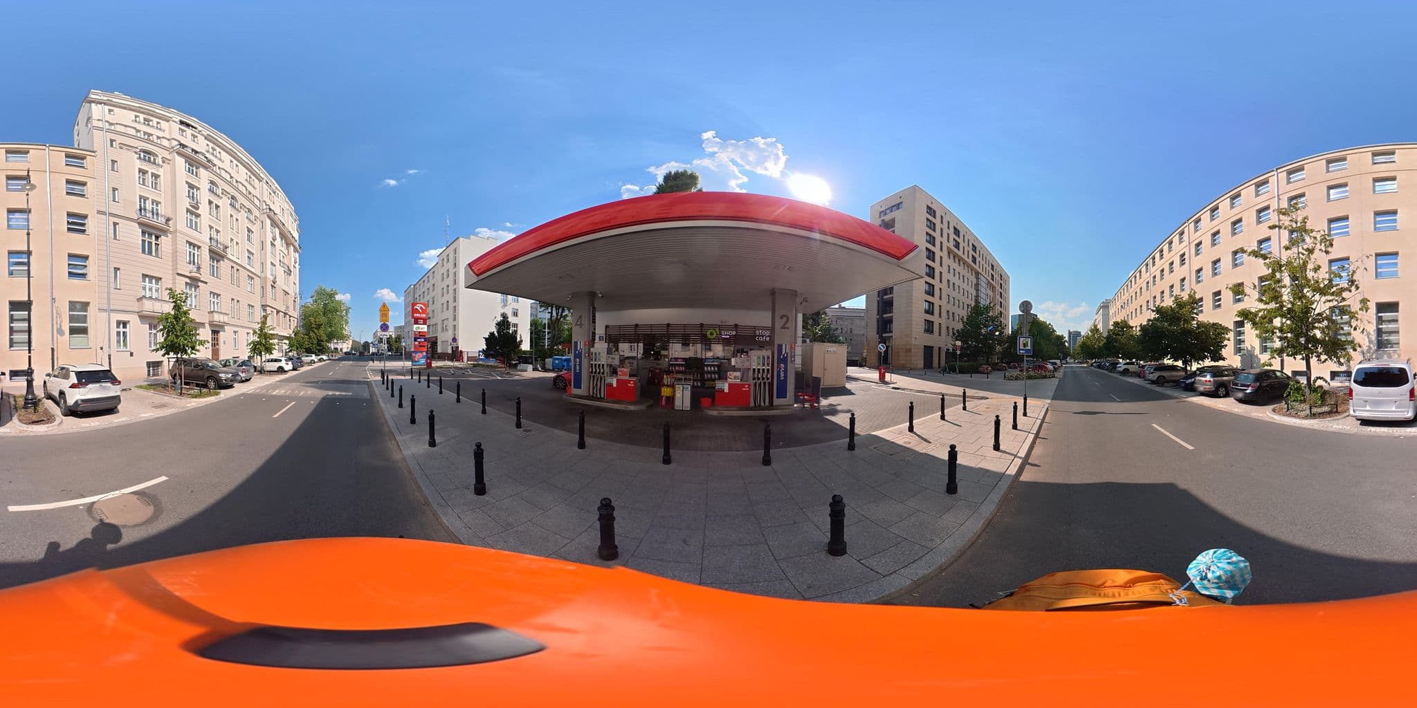 Street view near Planet Hostel, Śródmieście — © awizonosz (CC BY-SA · Mapillary)