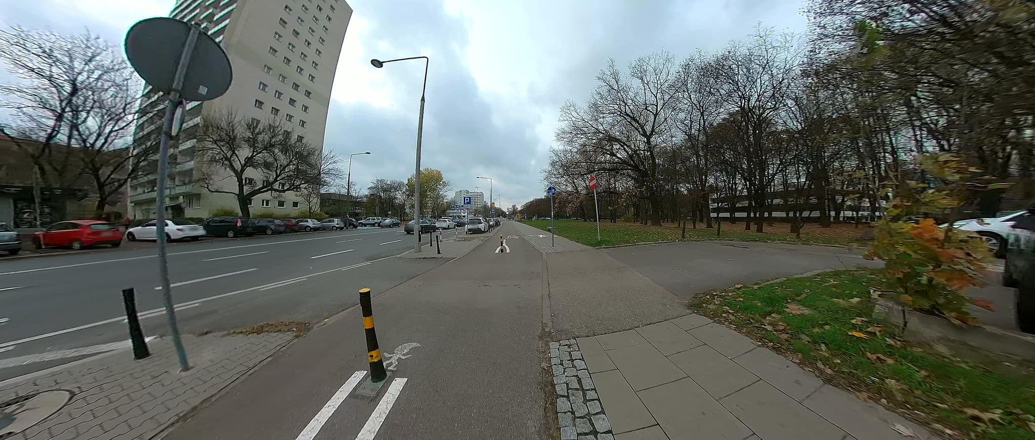 Street view near Marzena Szmurło Pan Tadeusz S.C. Marzena I Tadeusz Szmurło, Ochota — © 9f893cde (CC BY-SA · Mapillary)