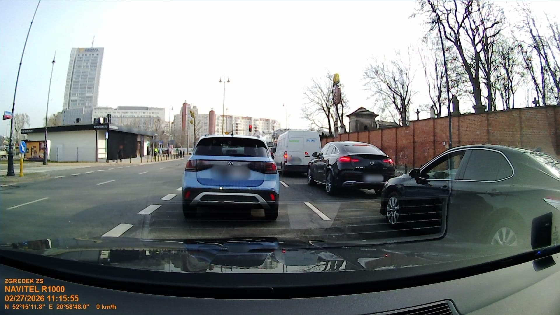 Street view near Hostel Leonik, Żoliborz — © d3mol3k (CC BY-SA · Mapillary)