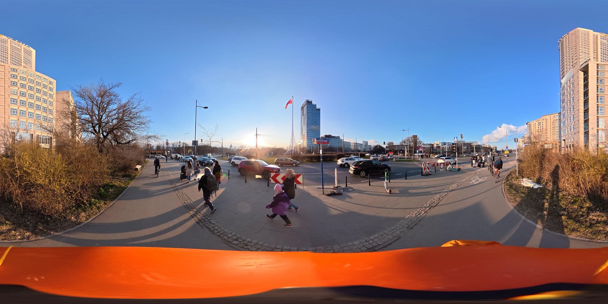 Street view near E-Expert - Warsaw Penthouses & Apartments, Żoliborz — © awizonosz (CC BY-SA · Mapillary)