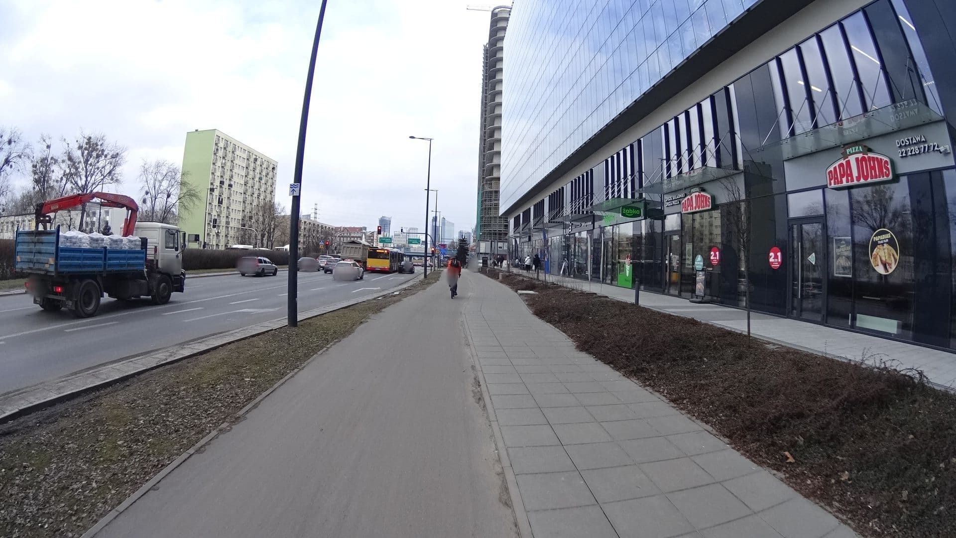 Street view near Varsovia Comfort with Parking, Wola — © awizonosz (CC BY-SA · Mapillary)