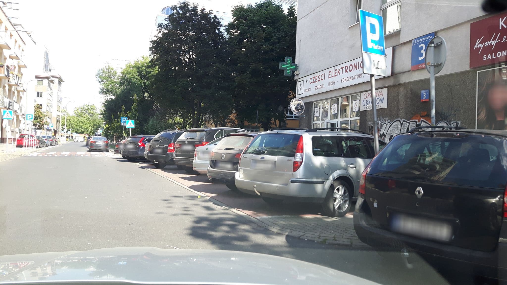 Street view near Central Guest Rooms, Warsaw — © andpol_2288 (CC BY-SA · Mapillary)