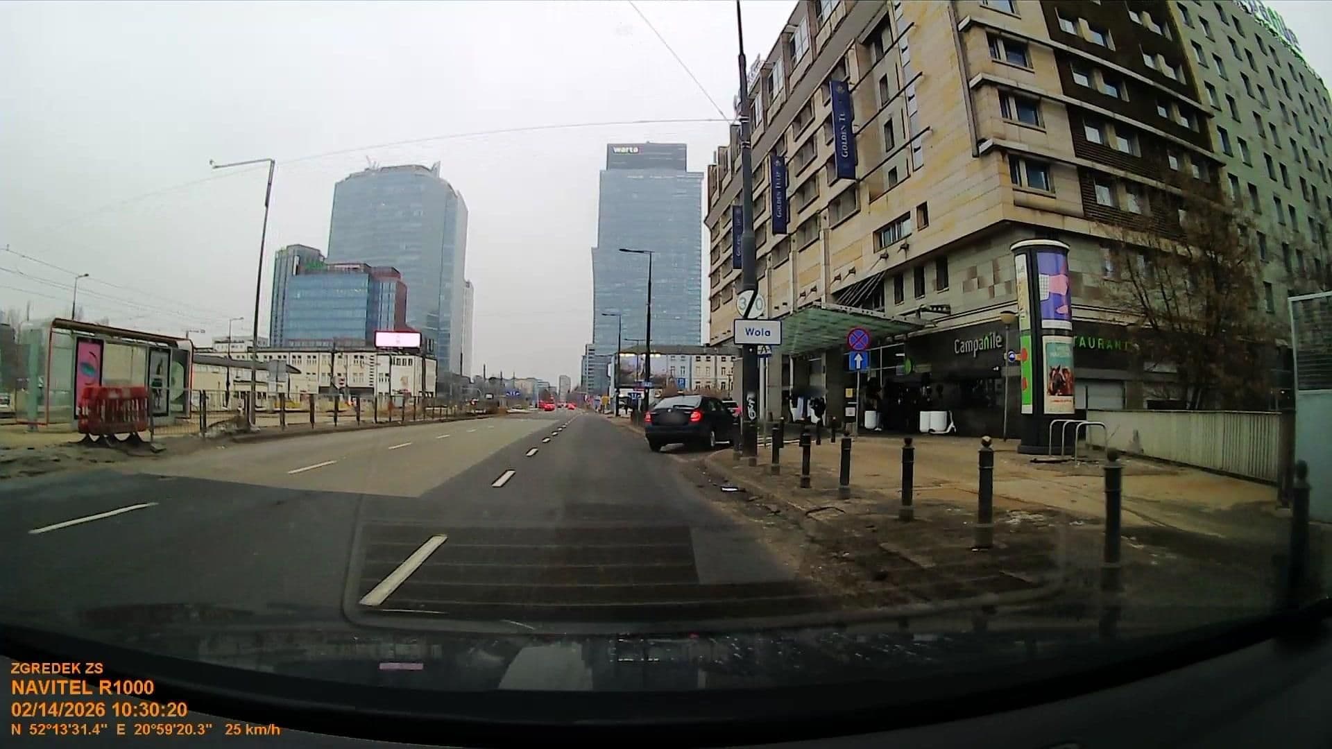 Street view near Hotel CAMPANILE  Zapewnia, Ochota — © d3mol3k (CC BY-SA · Mapillary)