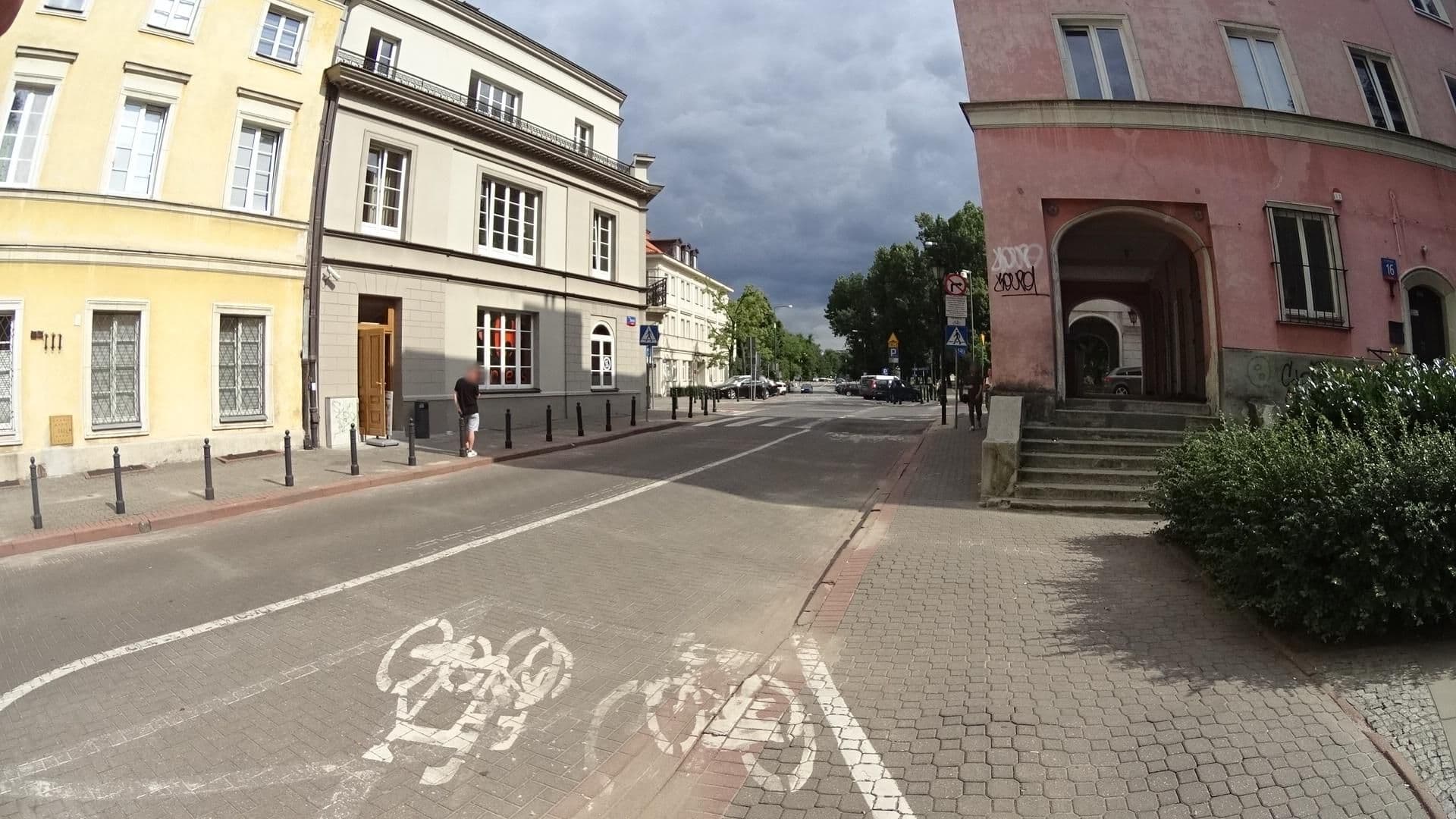 Street view near Olimpia. Apartamenty, Praga Północ — © awizonosz (CC BY-SA · Mapillary)