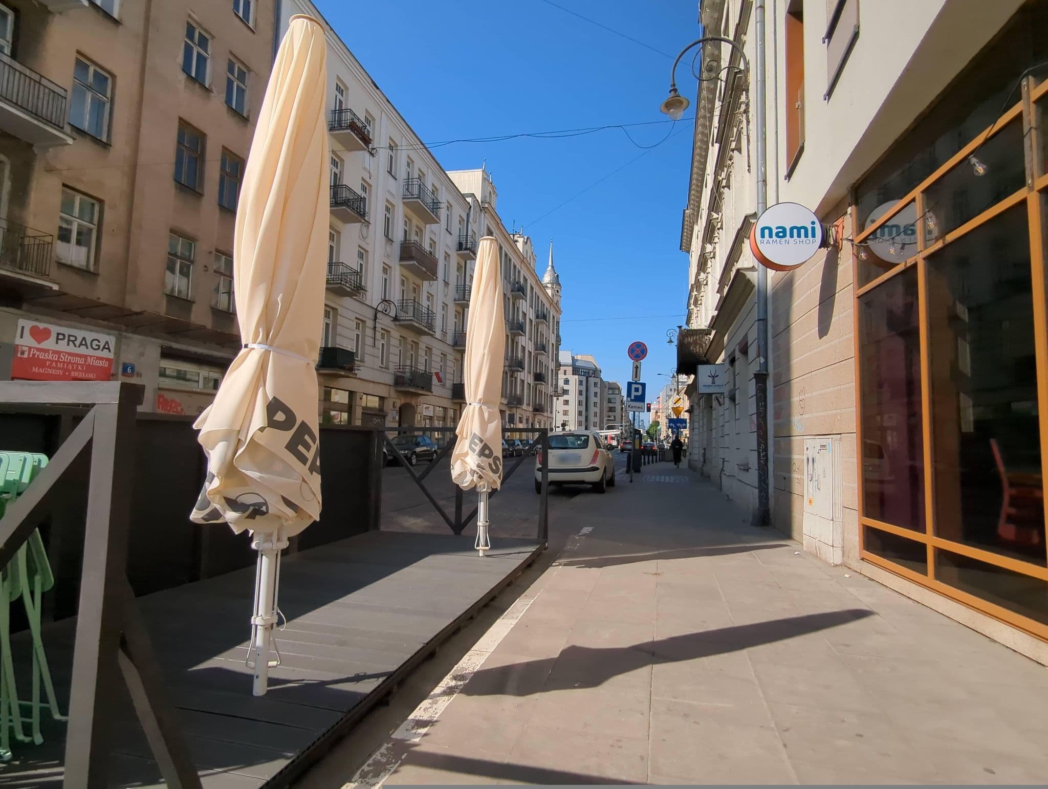 Street view near Komoska, Praga Północ — © miguel_andrade (CC BY-SA · Mapillary)
