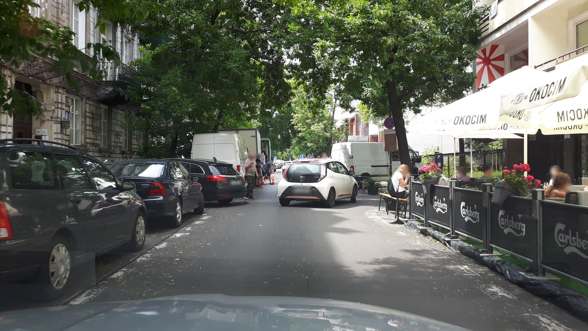 Street view near Central Station Apartment - Wilcza, Warsaw — © andpol_2288 (CC BY-SA · Mapillary)