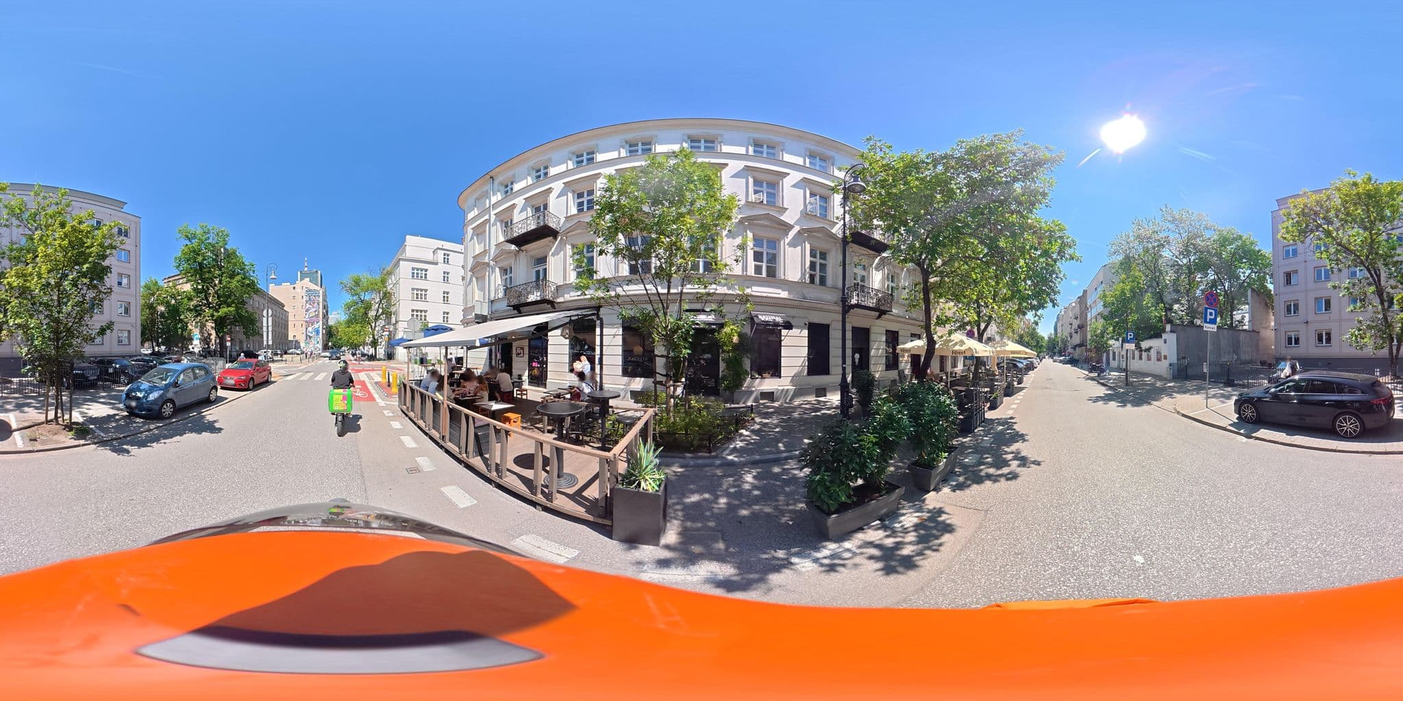 Street view near THE STORY Studio - Hoża59, Warsaw — © awizonosz (CC BY-SA · Mapillary)