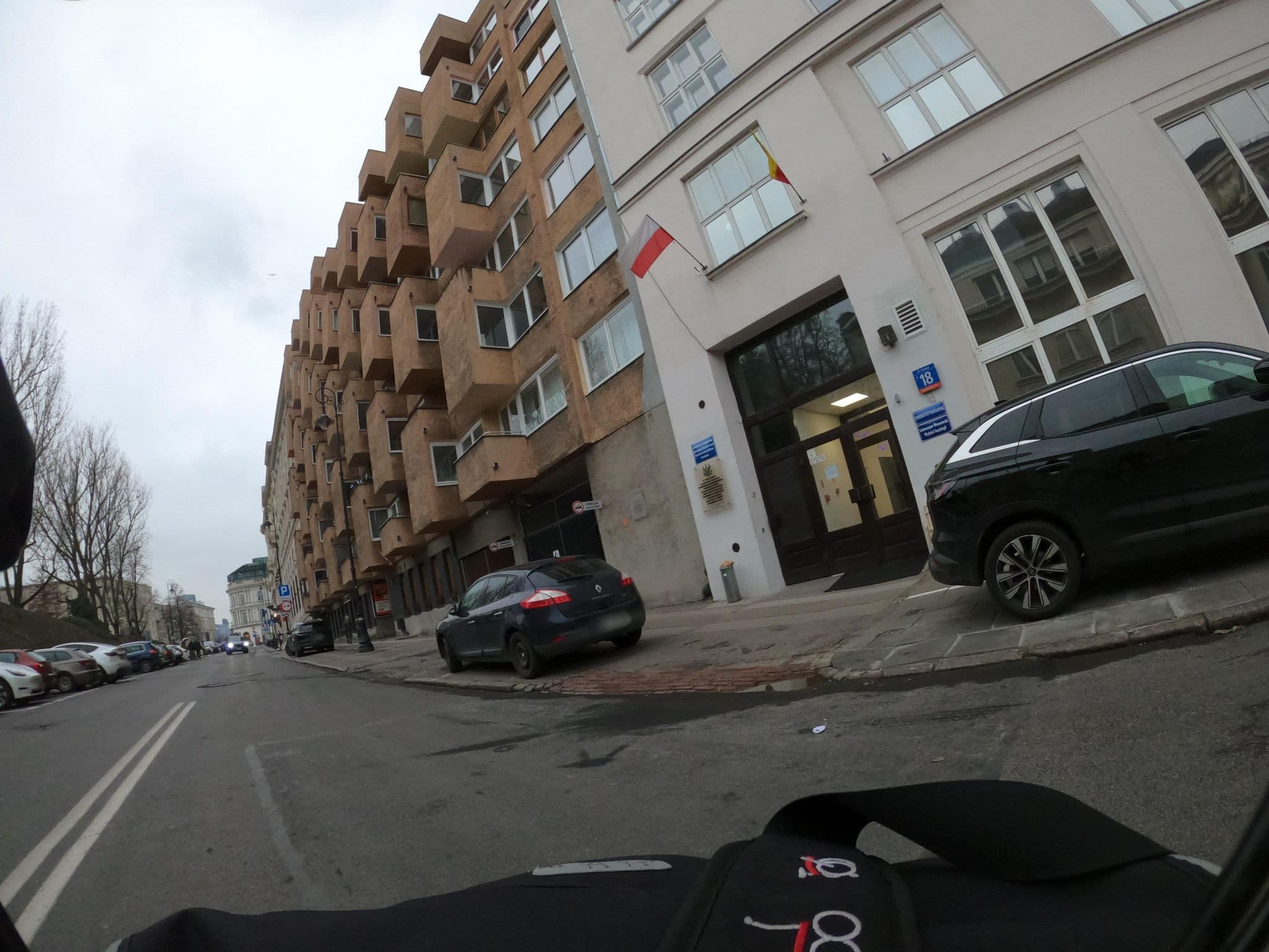 Street view near Puffa Hostel Lux, Warsaw — © masterofnoroad (CC BY-SA · Mapillary)