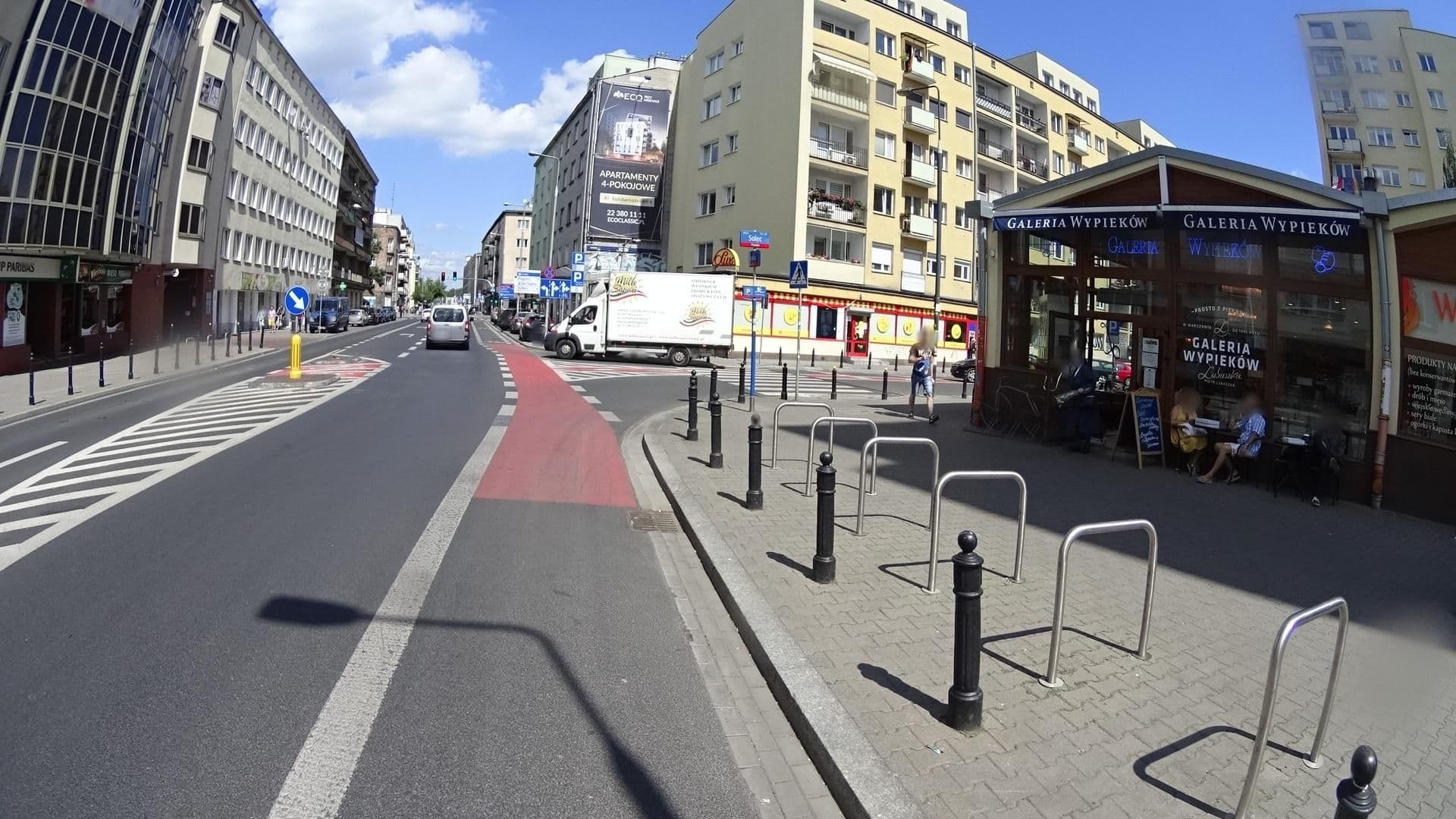 Street view near P&O Apartments Powiśle, Śródmieście — © awizonosz (CC BY-SA · Mapillary)