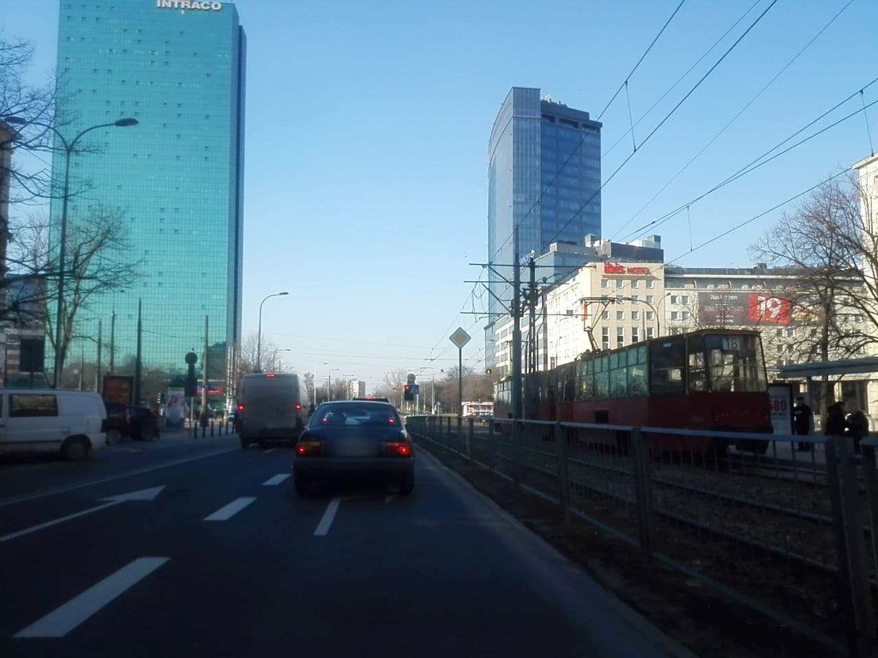 Street view near Apartament Marshal II - rezerwacje w Warszawie, Żoliborz — © hanbei (CC BY-SA · Mapillary)