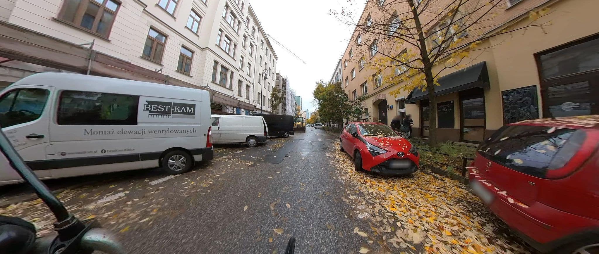 Street view near Apartament EmiliaCentrum - kwatery prywatne w Warszawie, Warsaw — © 9f893cde (CC BY-SA · Mapillary)