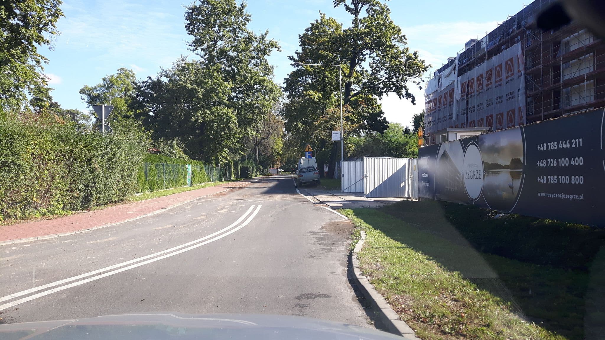 Street view near Warszawianka Sp. z o.o. Hotel. Centrum kongresowe, Nieporęt — © andpol_2288 (CC BY-SA · Mapillary)