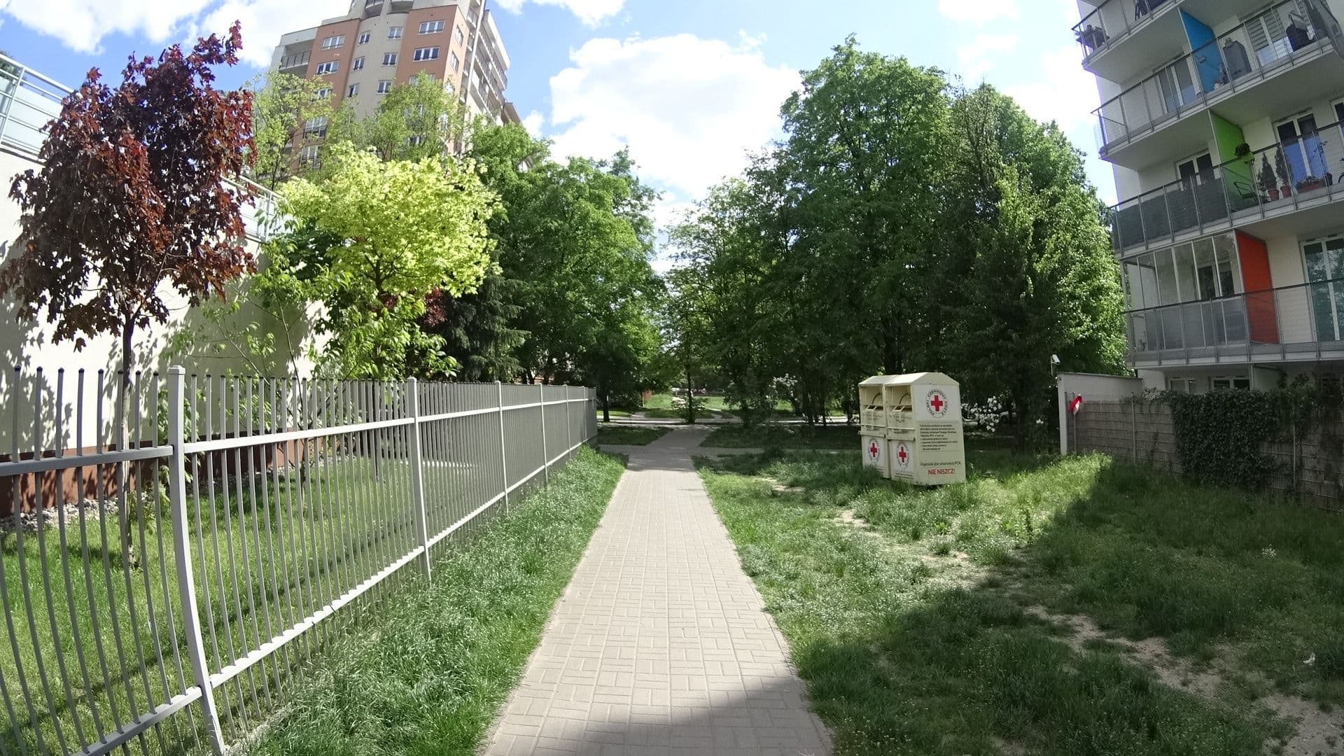 Street view near One Day Apartment Boguslawskiego, Bielany — © awizonosz (CC BY-SA · Mapillary)