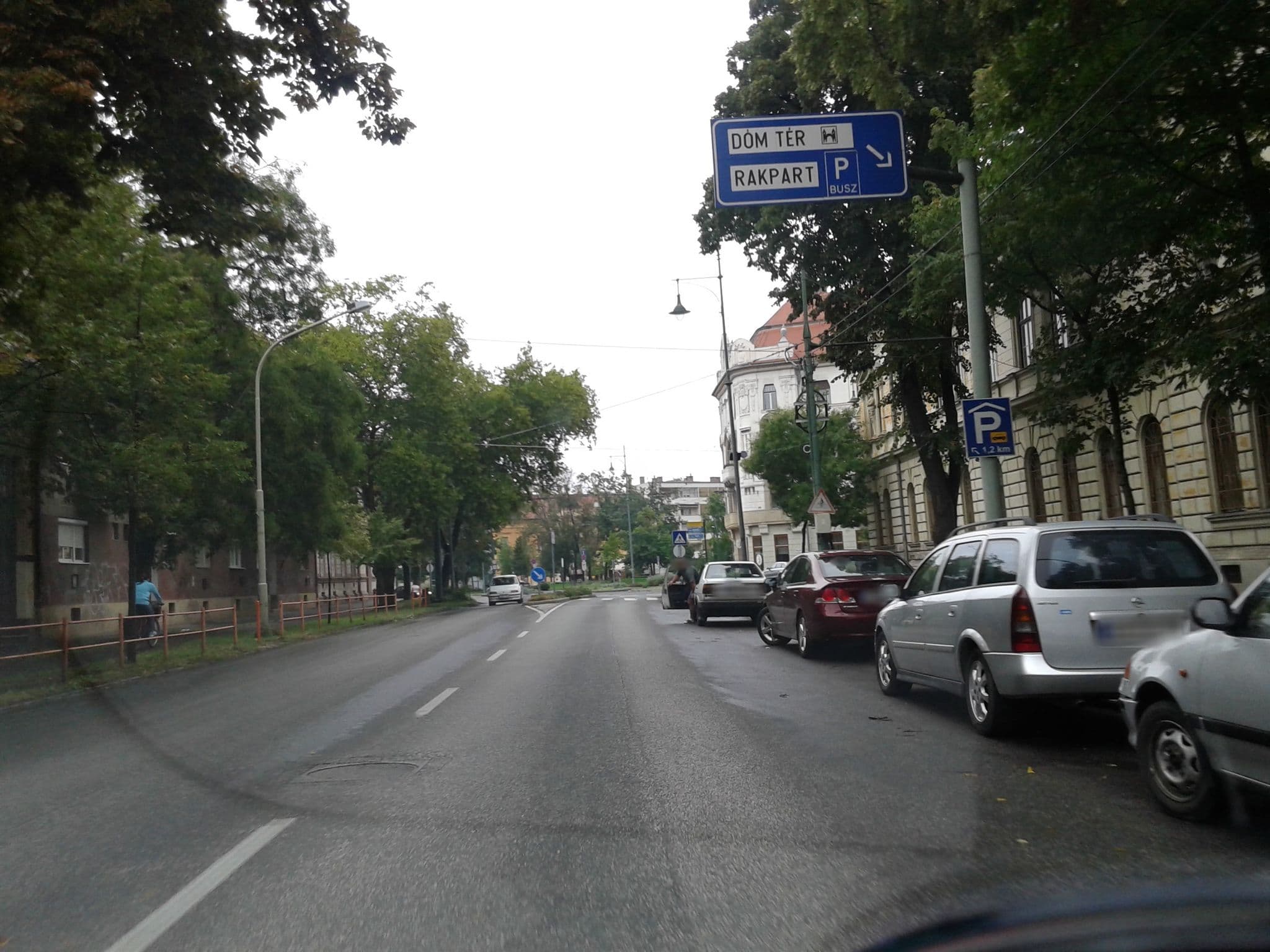 Street view near Hotel Piano, Szeged — © esandorhu (CC BY-SA · Mapillary)