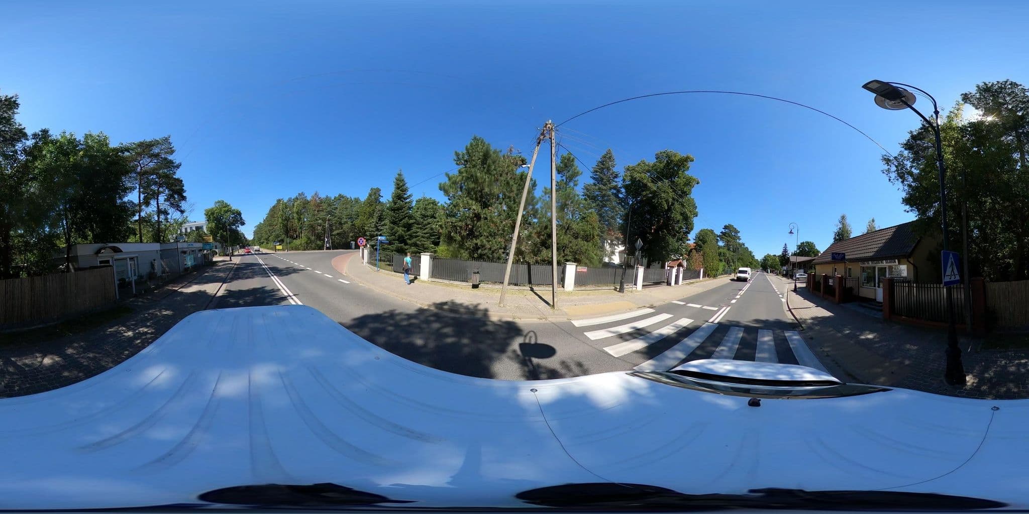 Street view near Willa Sara, Żabieniec — © inwazjamb (CC BY-SA · Mapillary)