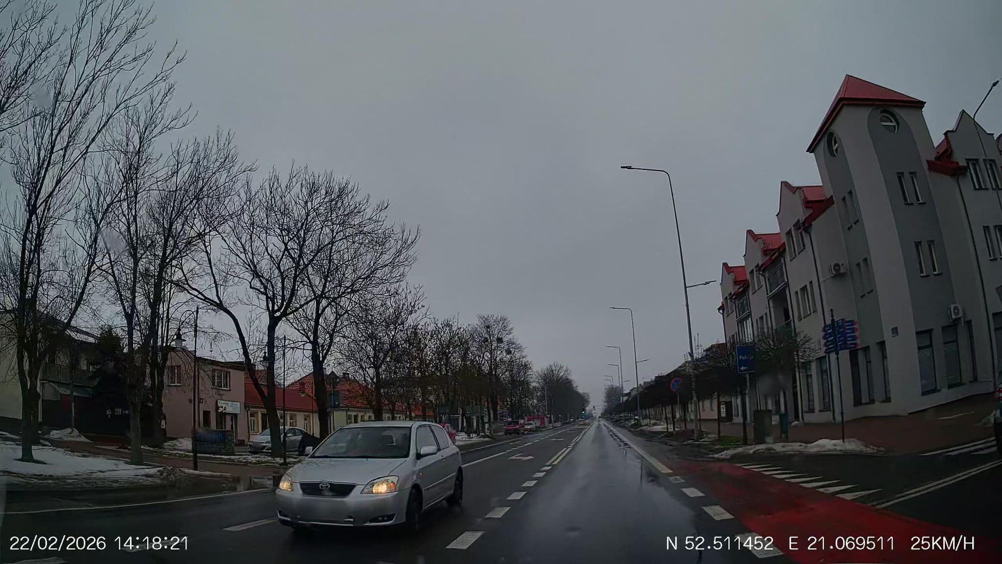Street view near Wspólnota Mieszkaniowa przy ul. Pułtuskiej 26 w Serocku, Serock — © Driven2574 (CC BY-SA · Mapillary)