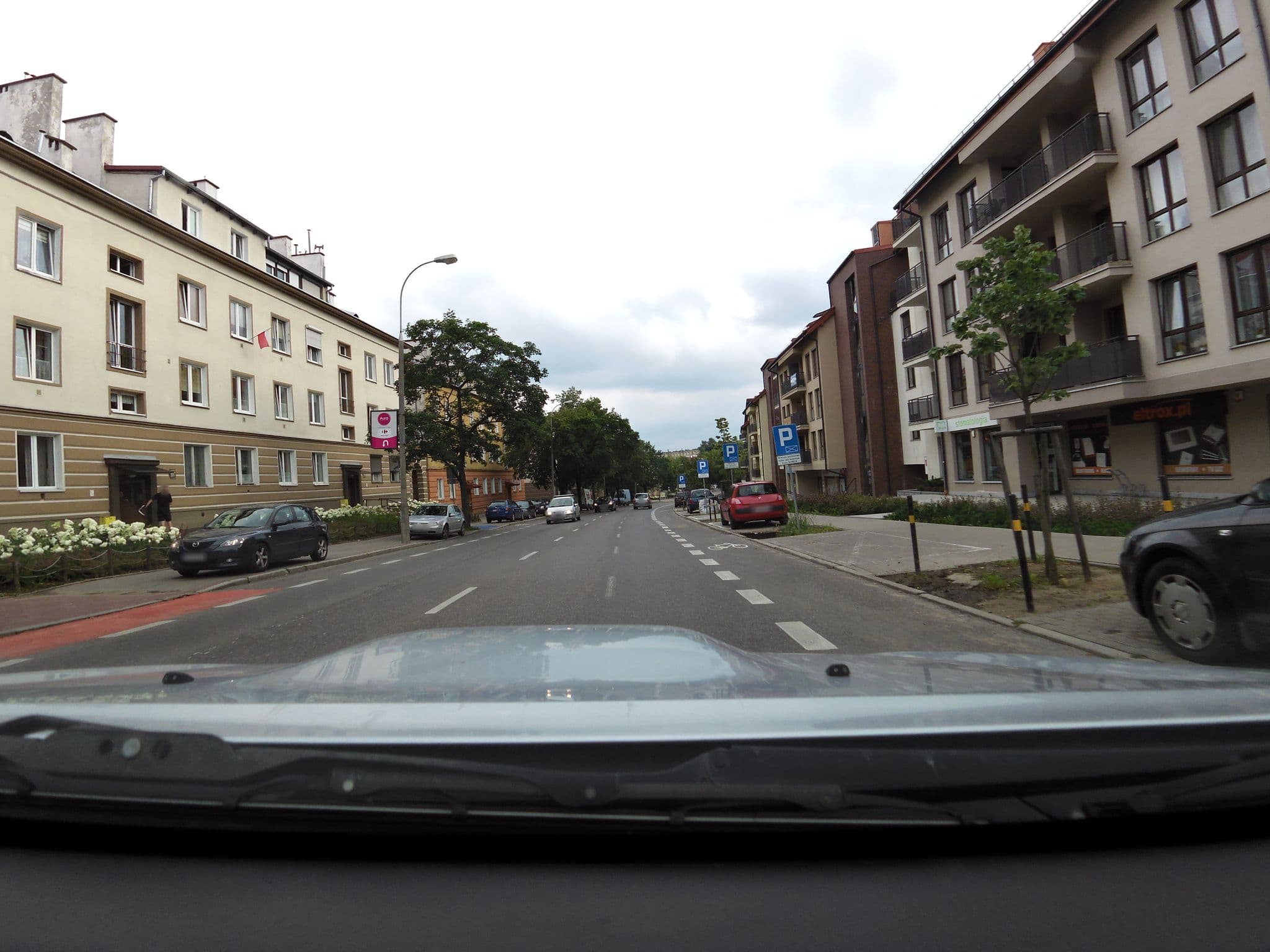 Street view near Apartament z widokiem na starówkę Olsztyn, Olsztyn — © aleksasfi (CC BY-SA · Mapillary)