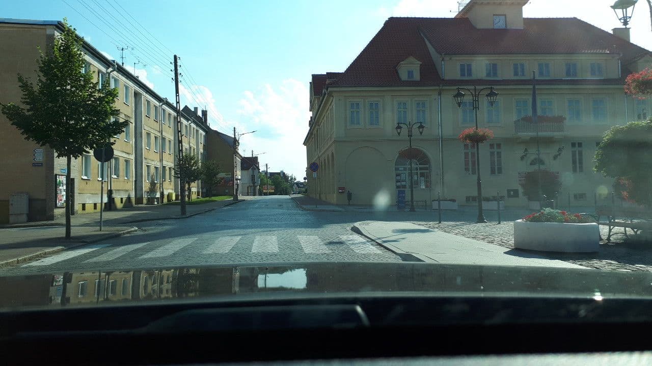 Street view near W Krainie Jezior i Lasów. Pensjonat, Olsztynek — © picturehoover (CC BY-SA · Mapillary)