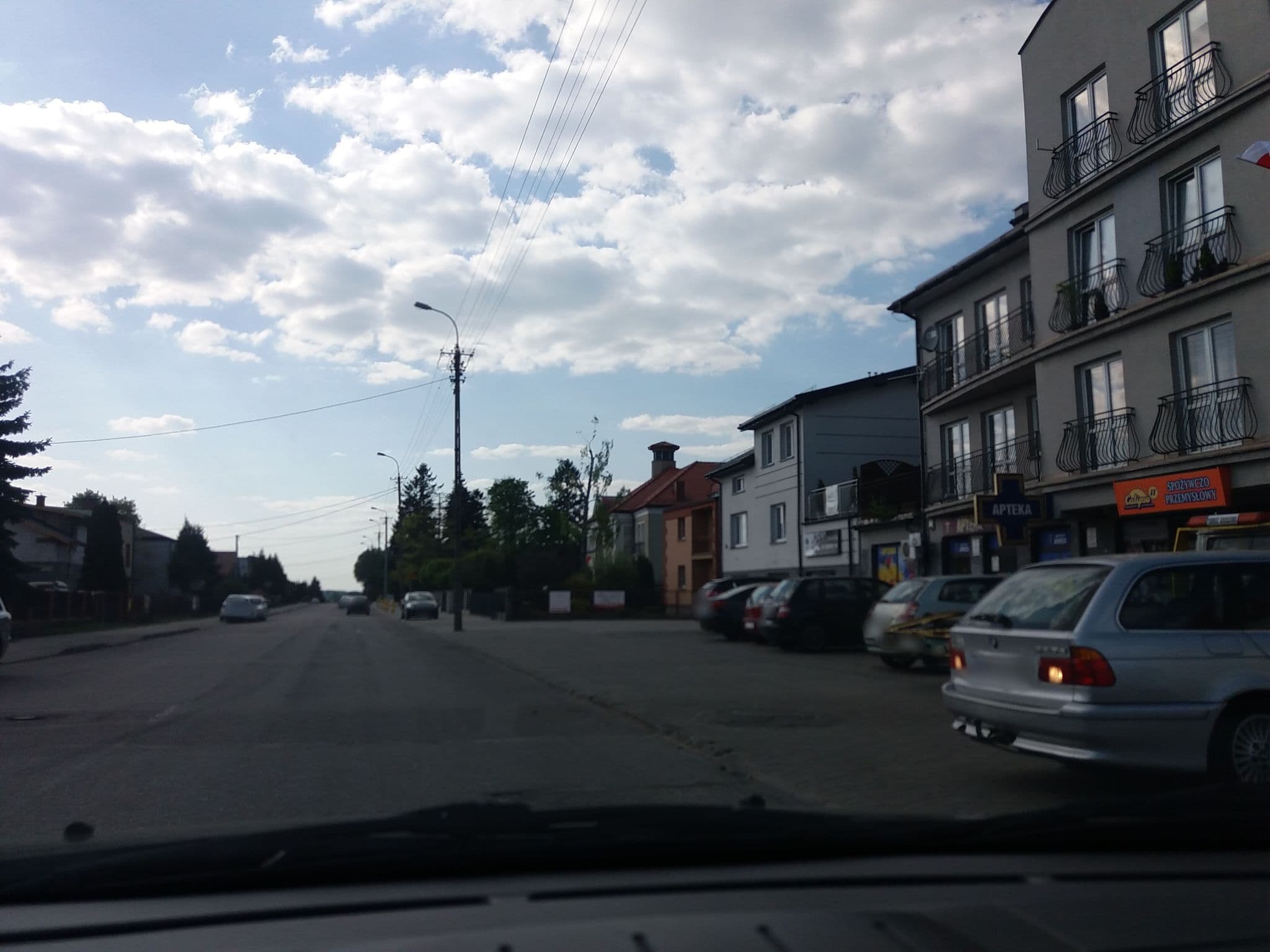 Street view near Łukasz Bukacki Arkadia Hostel, Mława — © grzegorzgj (CC BY-SA · Mapillary)