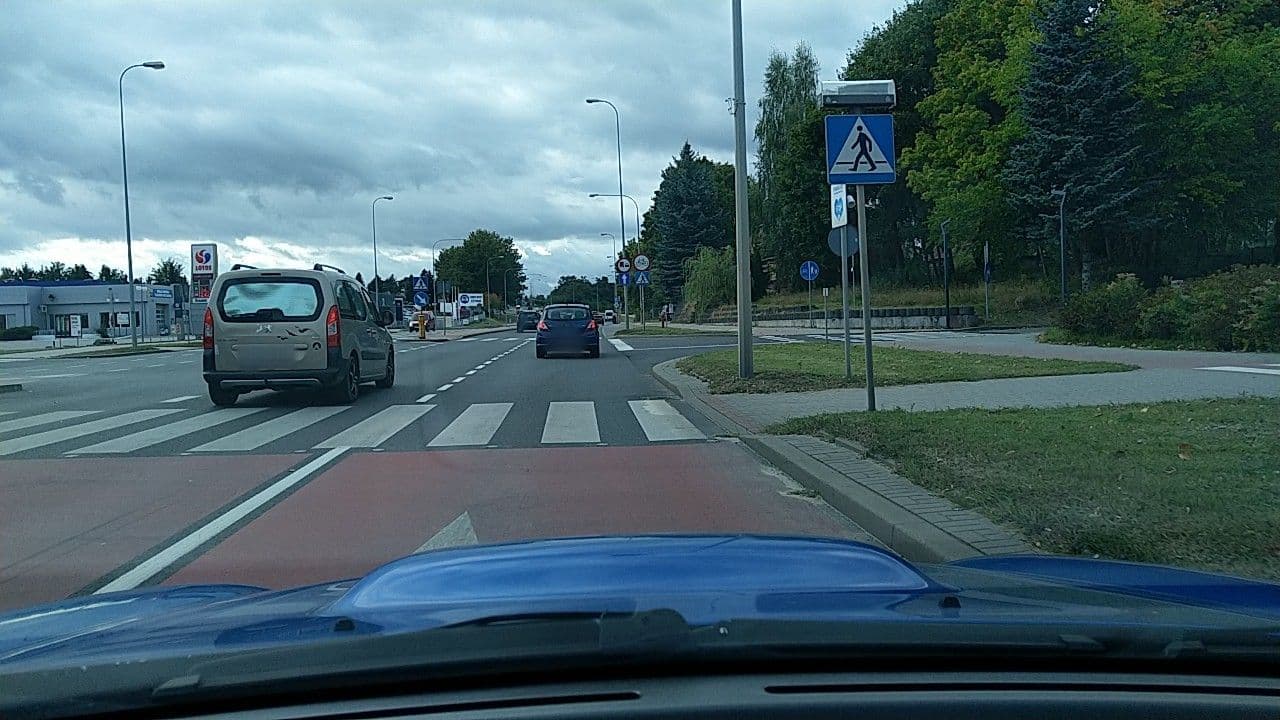 Street view near Novotel Hotel Olsztyn, Kortowo — © jpol (CC BY-SA · Mapillary)