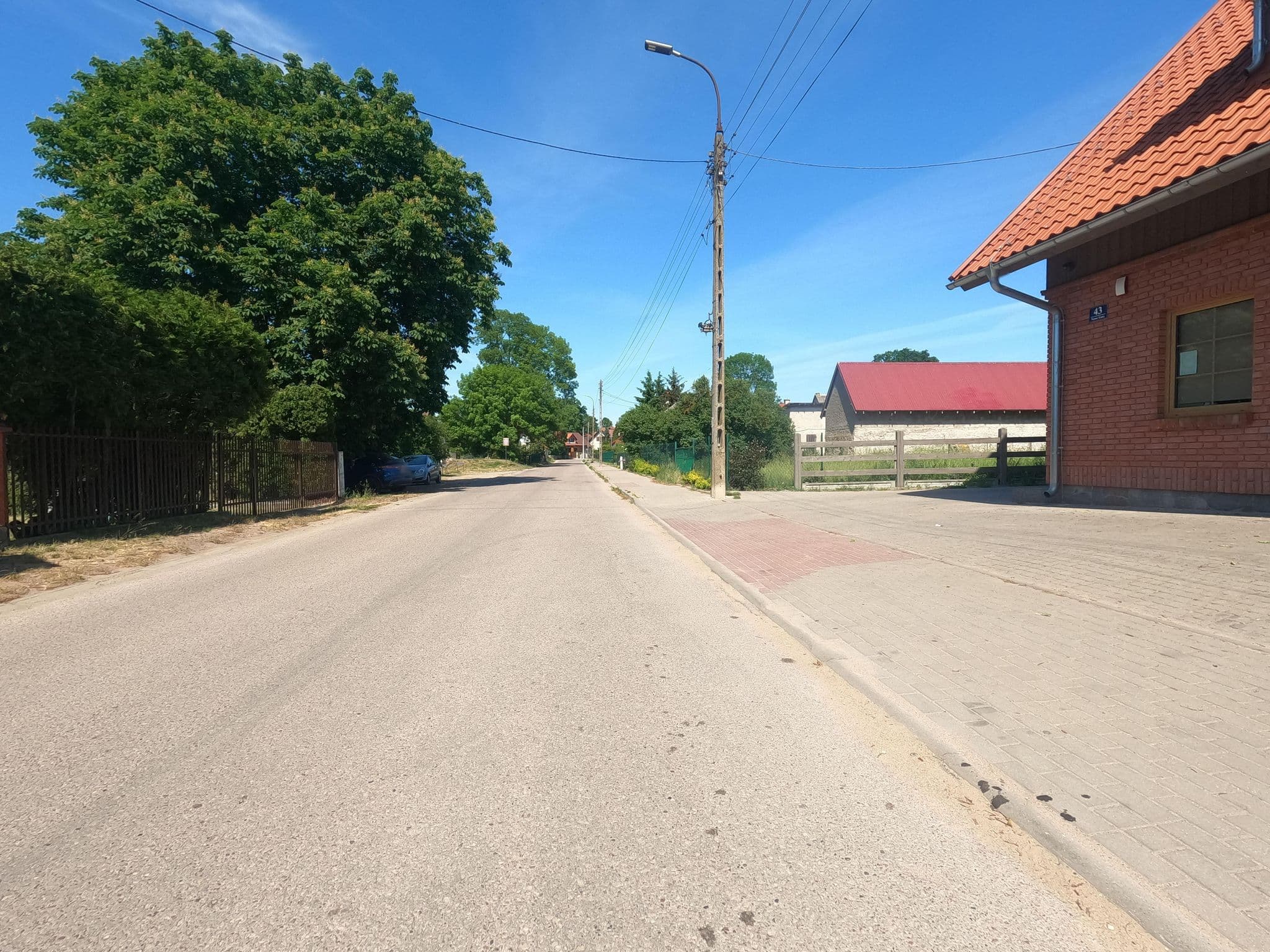 Street view near Hotel "Panorama" Nowe Guty, Orzysz — © masterofnoroad (CC BY-SA · Mapillary)