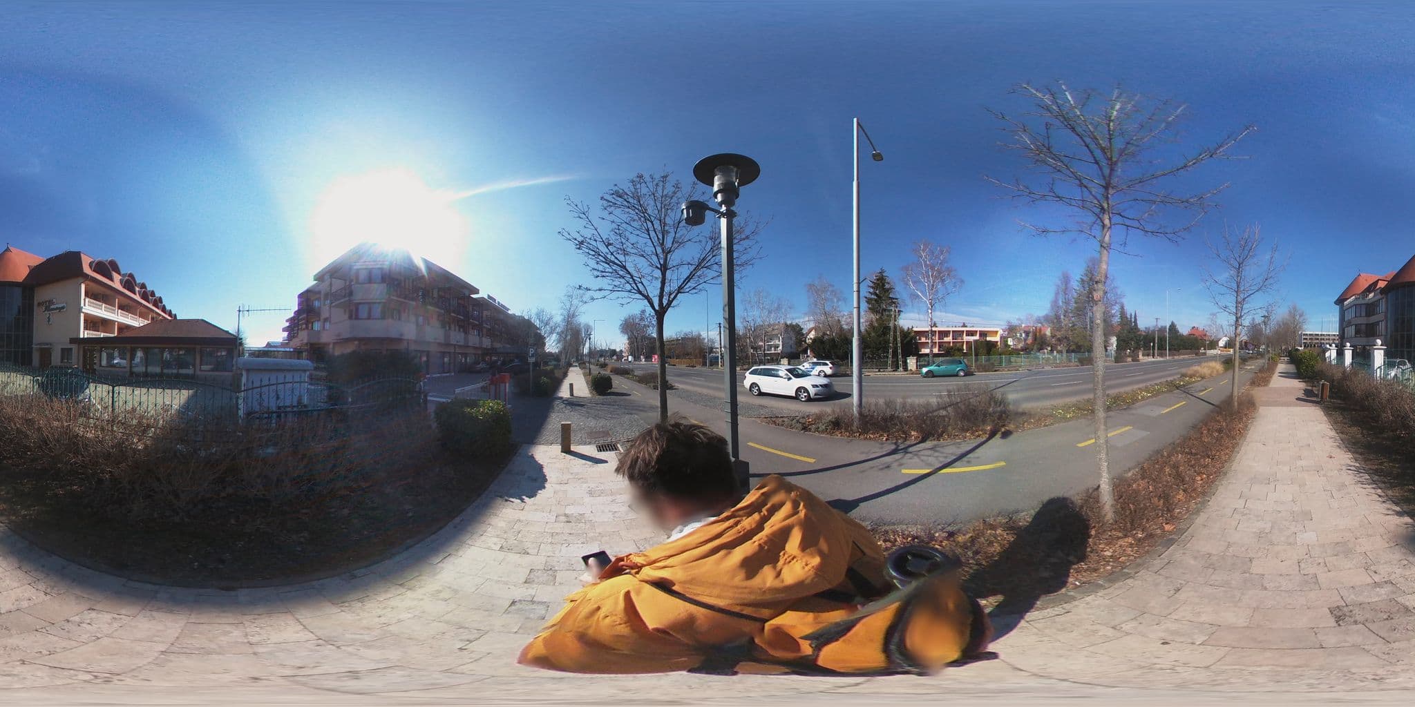 Street view near Flamingó Wellness és Konferencia Hotel, Balatonfüred — © kami911 (CC BY-SA · Mapillary)