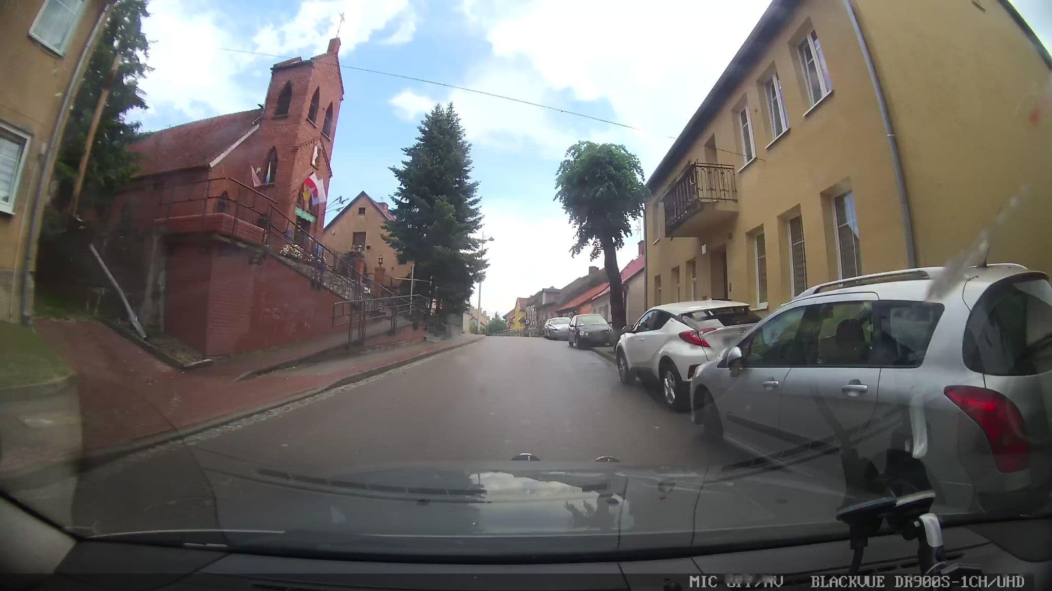 Street view near Pokoje Kajki 20A, Mikołajki — © grobin (CC BY-SA · Mapillary)