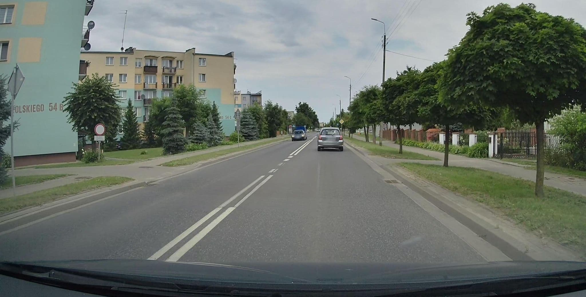 Street view near Wspólnota Mieszkaniowa "Kolejarz" przy Ul. Wojska Polskiego 54abcd w Terespolu, Terespol — © gpsmapper (CC BY-SA · Mapillary)