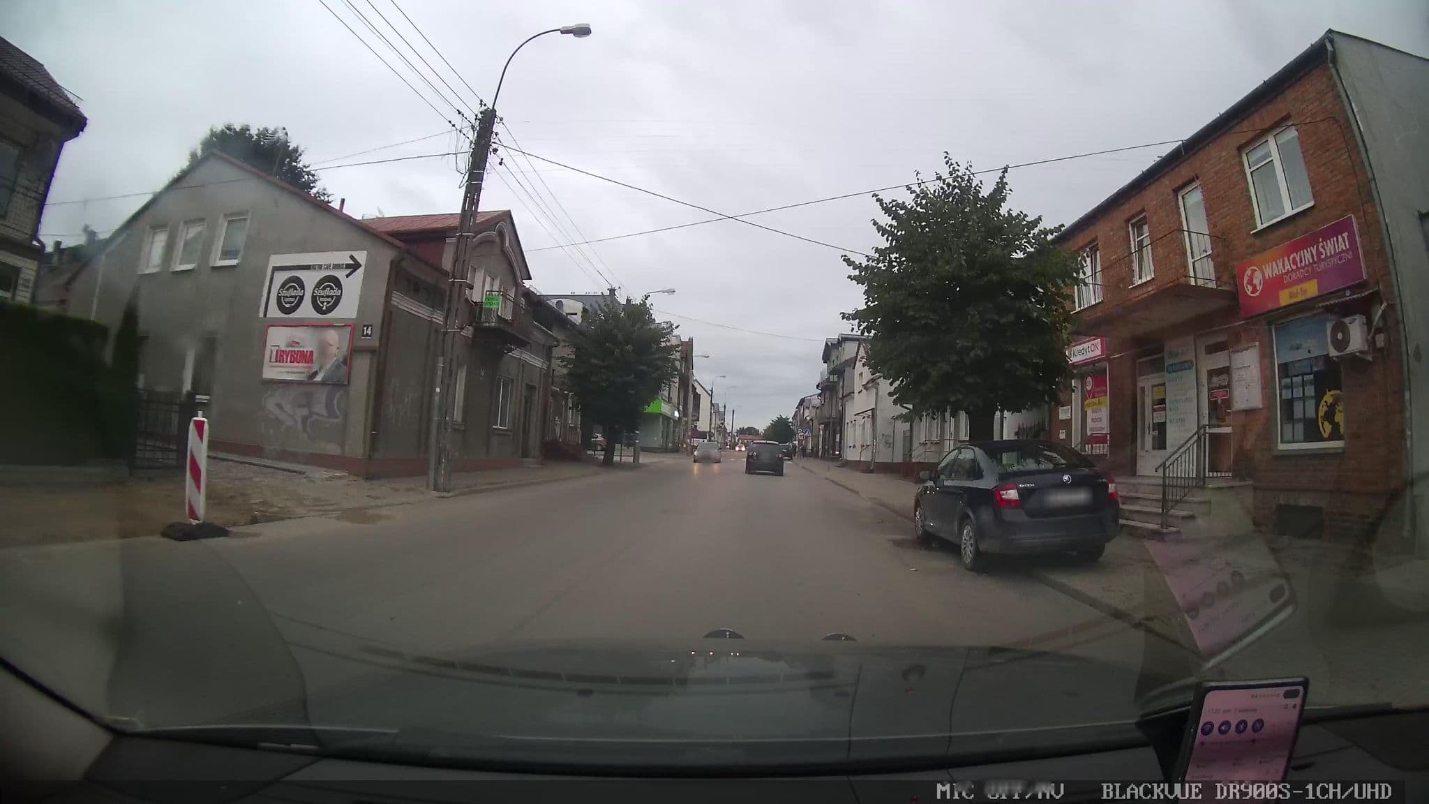 Street view near Jan Grelo 16-300 Augustów Ul. Wojska Polskiego 14, Augustów — © grobin (CC BY-SA · Mapillary)