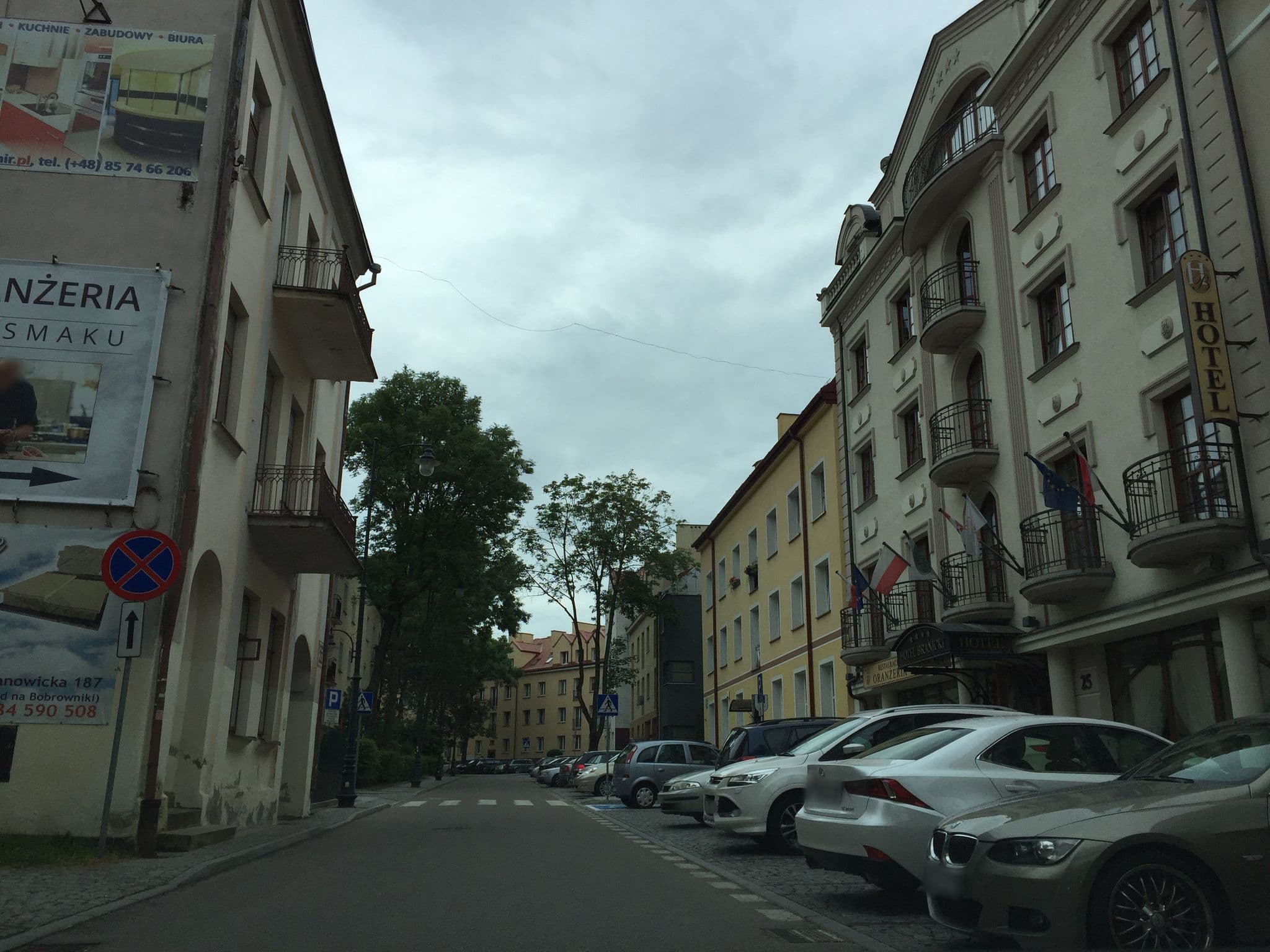 Street view near Apartamenty Zamenhofa, Białystok — © richlv (CC BY-SA · Mapillary)