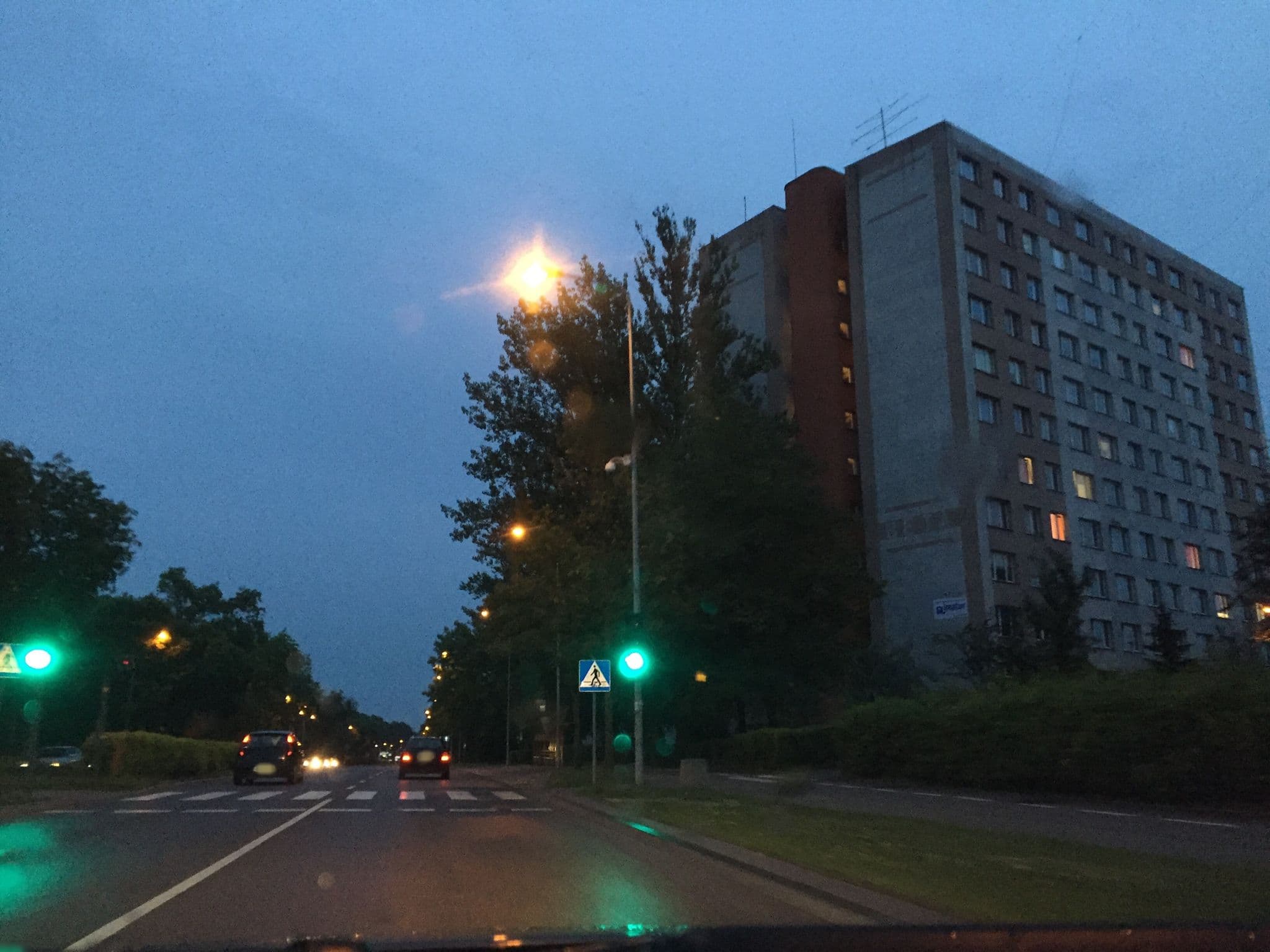 Street view near Dom Studenta Gamma, Białystok — © richlv (CC BY-SA · Mapillary)